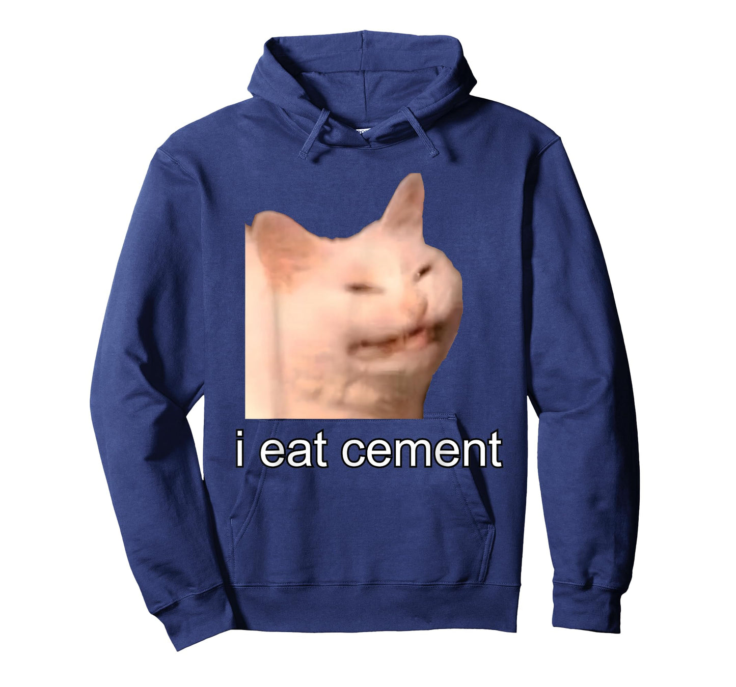 I Eat Cement Cursed Cat Funny Oddly Specific Meme T-Shirt