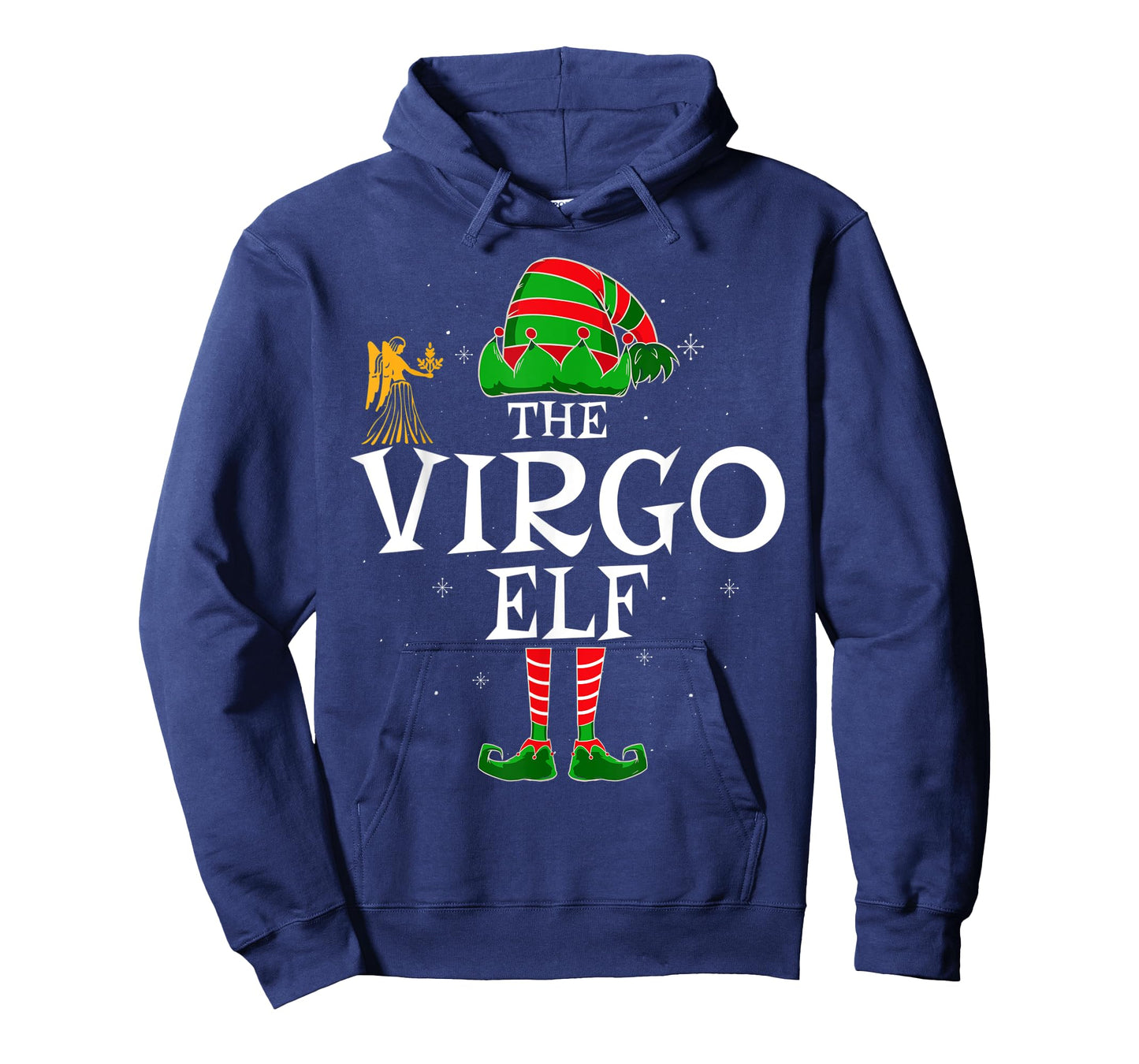 Virgo Elf Group Matching Family Christmas Funny Zodiac Sign T-Shirt