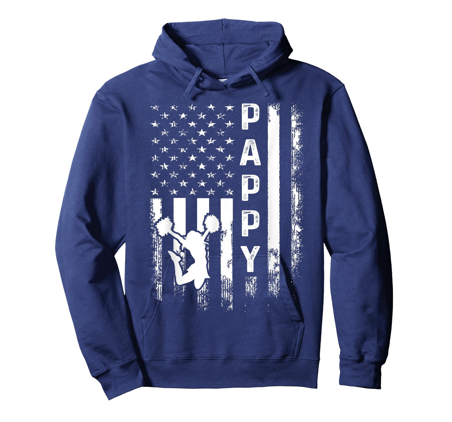 Cheer Pappy American Flag Cheerleading Cheerleader T-Shirt