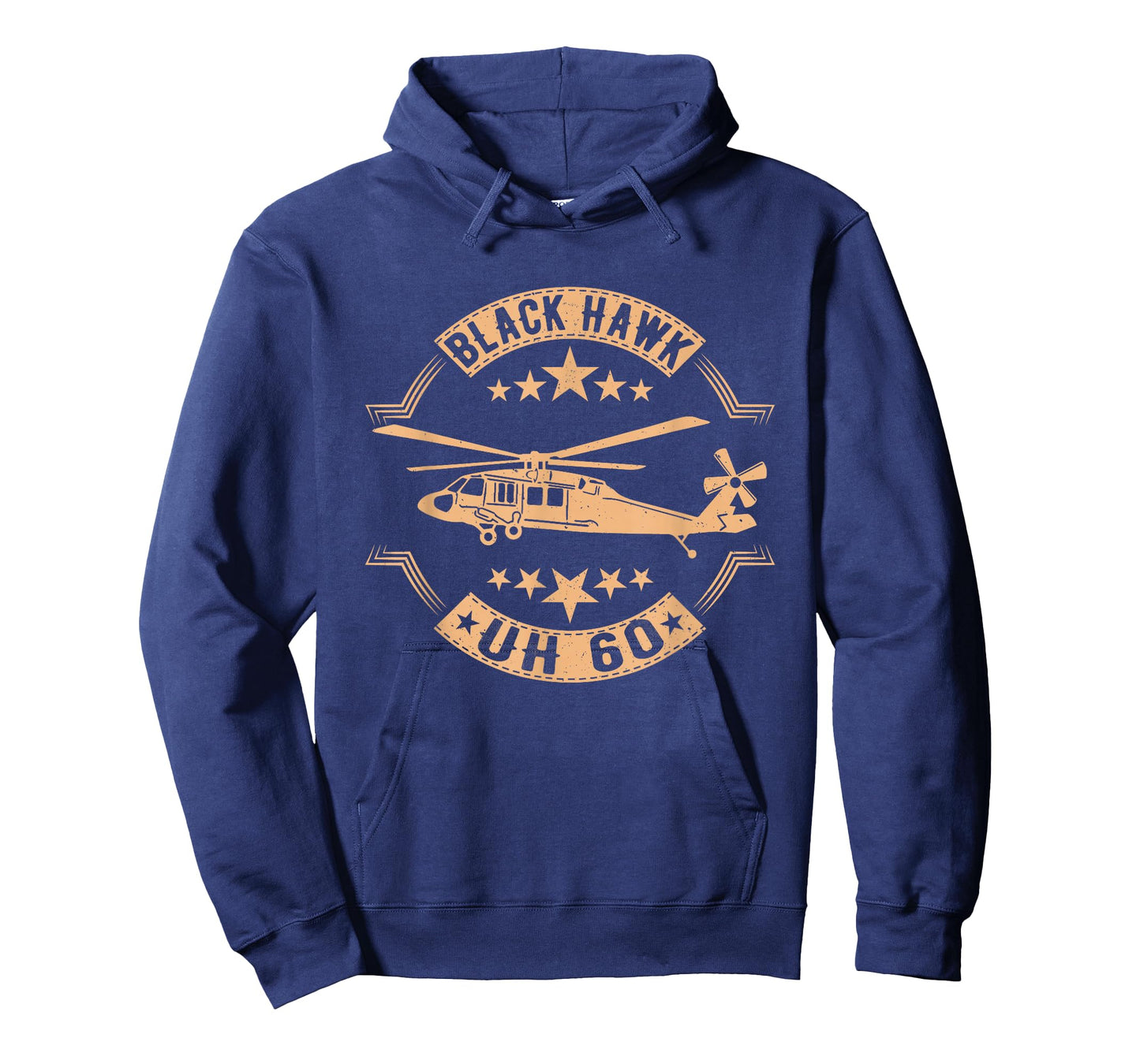 Patriotic USA Flag Military Helicopter UH-60 Black Hawk T-Shirt