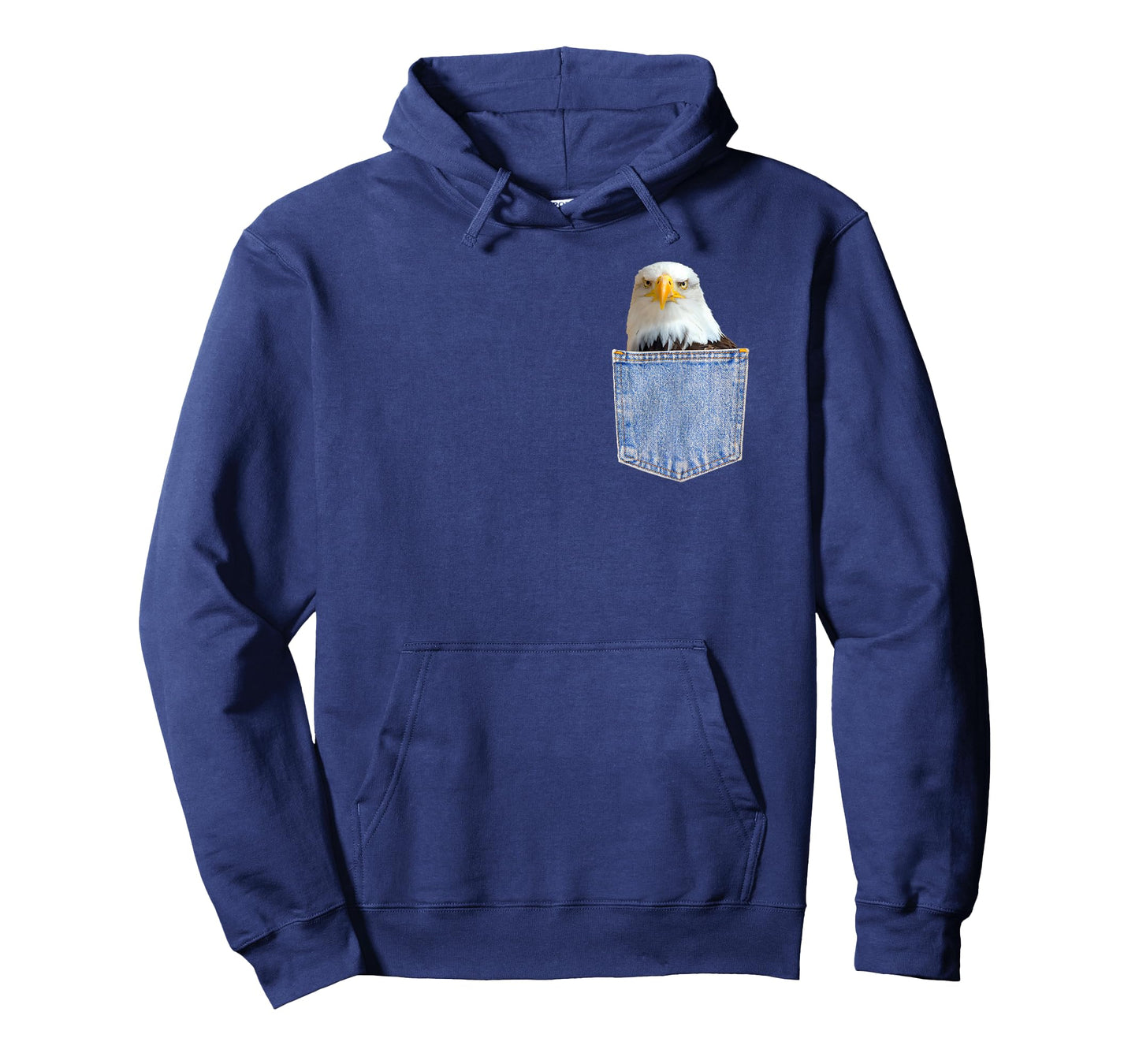 Freedom Patriotic Bald Eagle Pocket shirt Funny Bird Animal T-Shirt