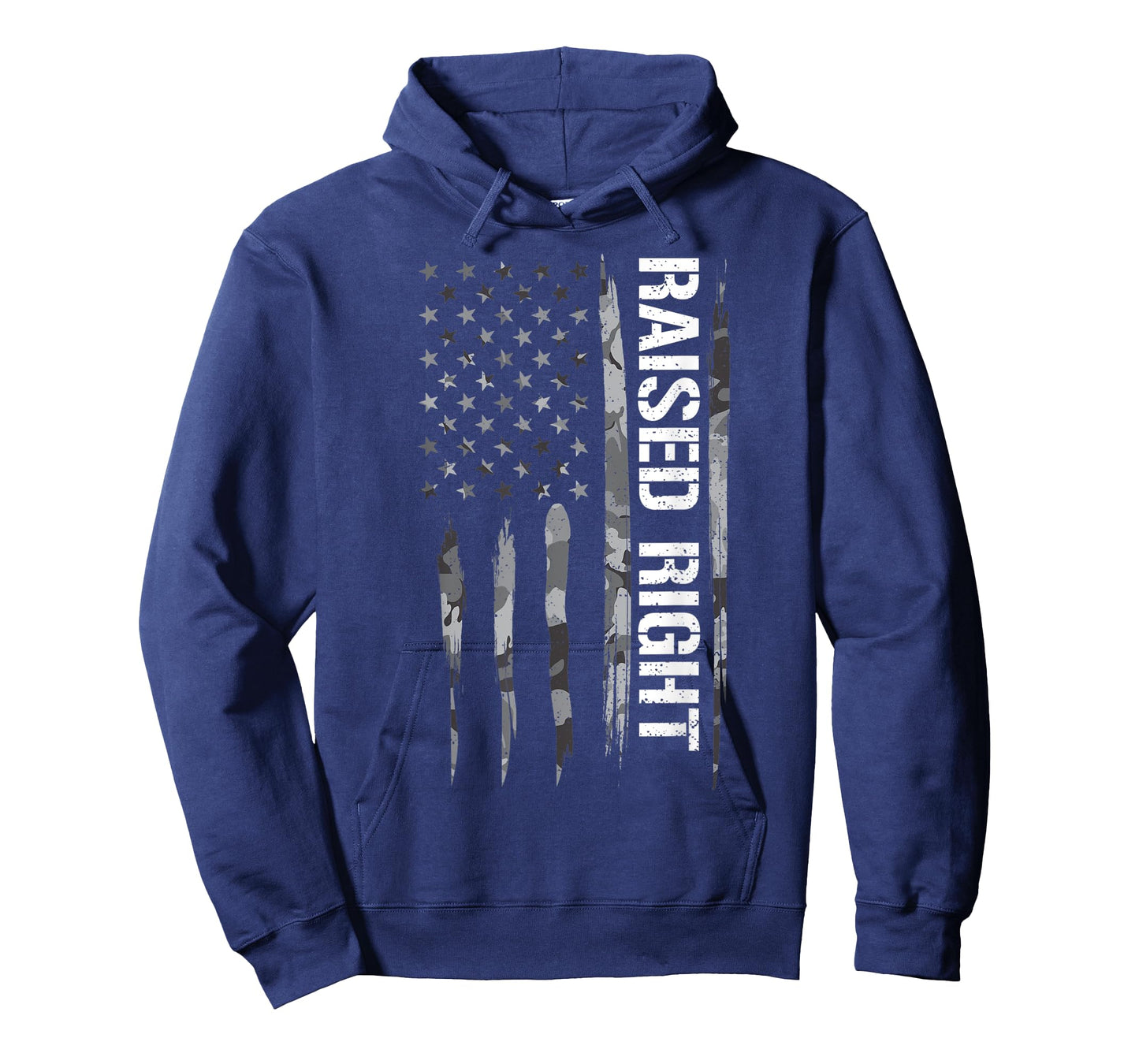 Patriotism Raised Right - American Flag T-Shirt for Women Kids Men