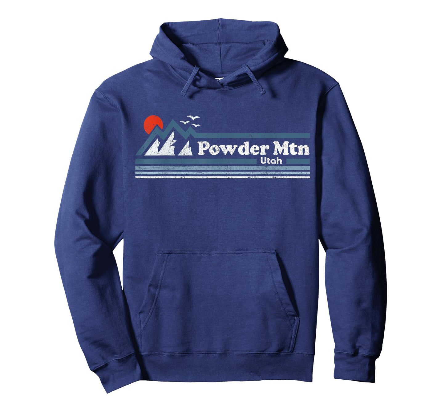 Retro Powder Mountain Utah Ski State Vintage 70s Souvenir T-Shirt