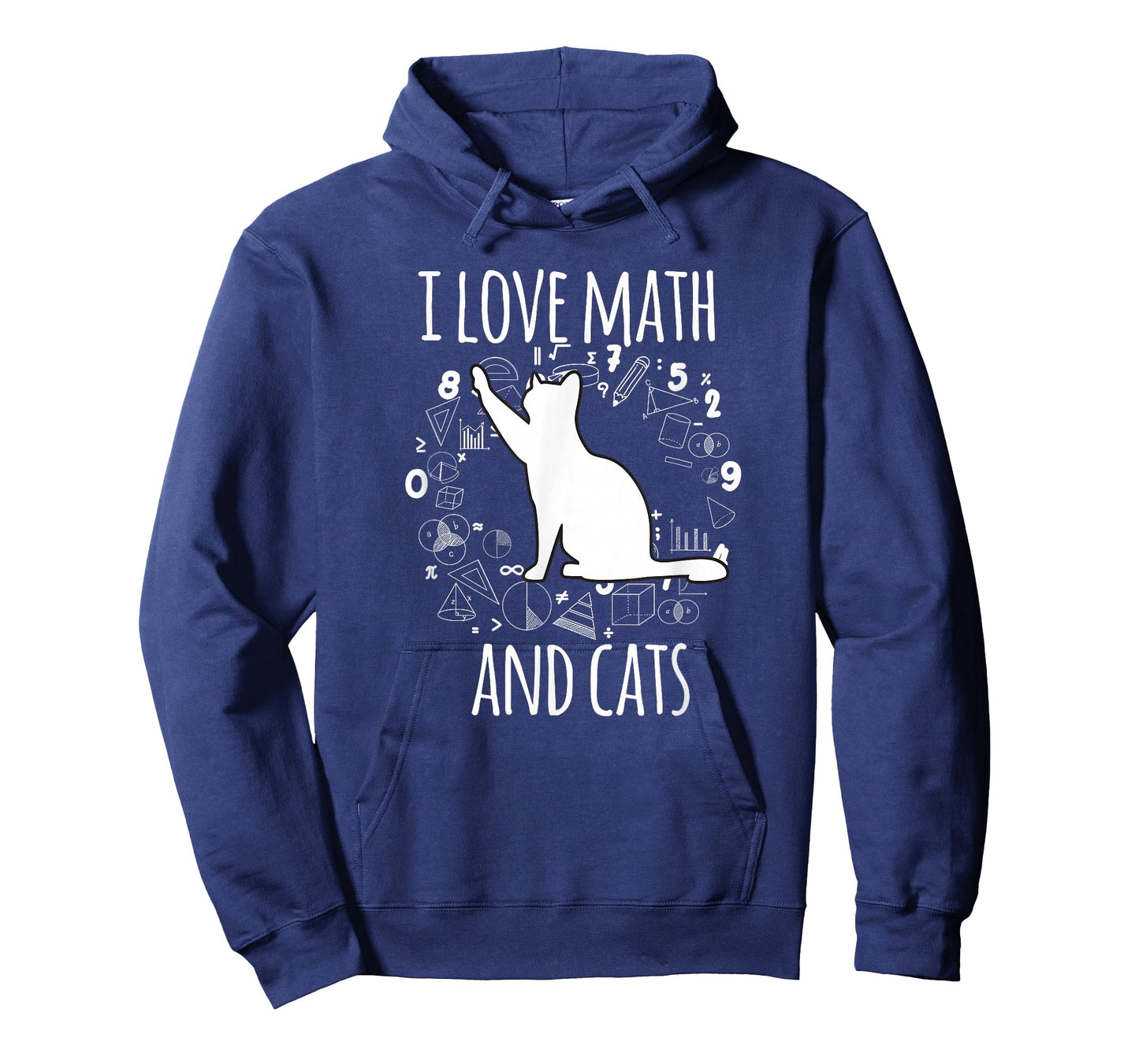Math Nerd Math Teacher Cat Lover I Love Math And Cats T-Shirt