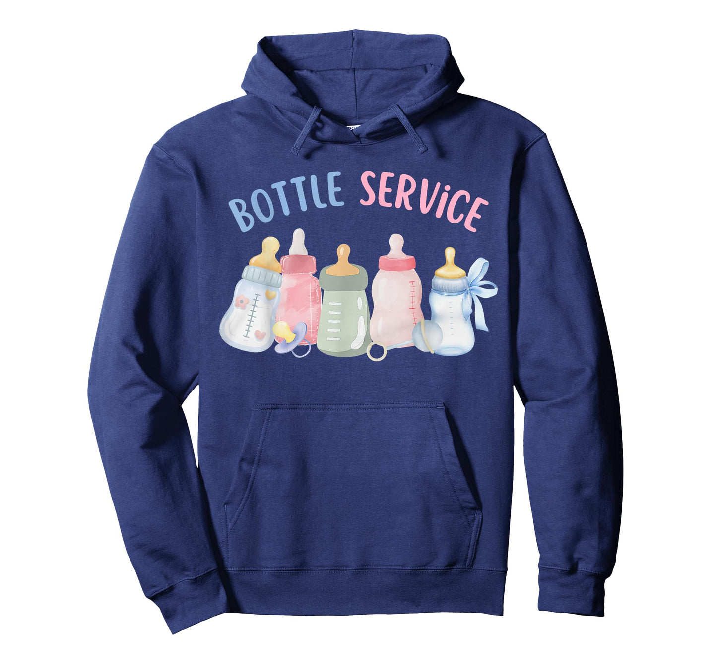 Coquette Bow Bottle Service Baby Barista NICU MBU L&D Nurse T-Shirt