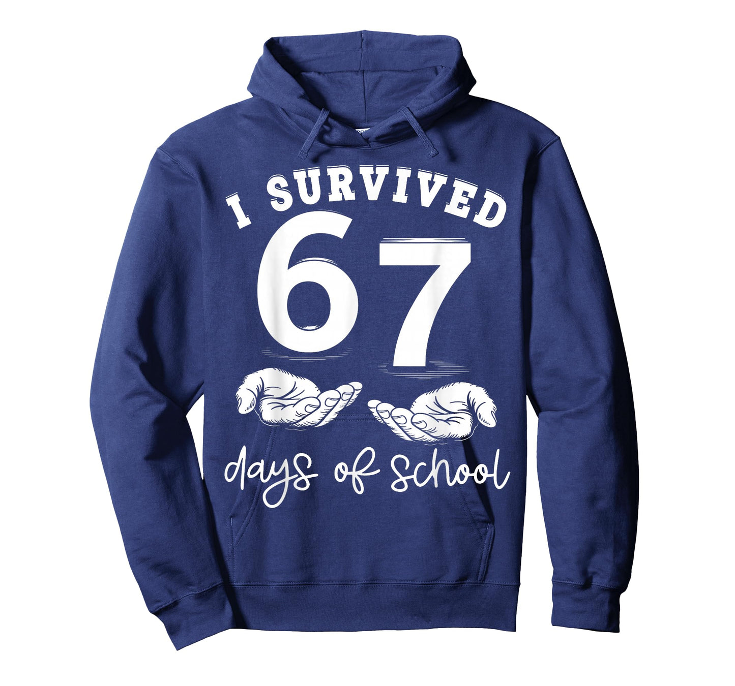 I Survived 67 Days of School Funny 67 Teachers Students Meme T-Shirt