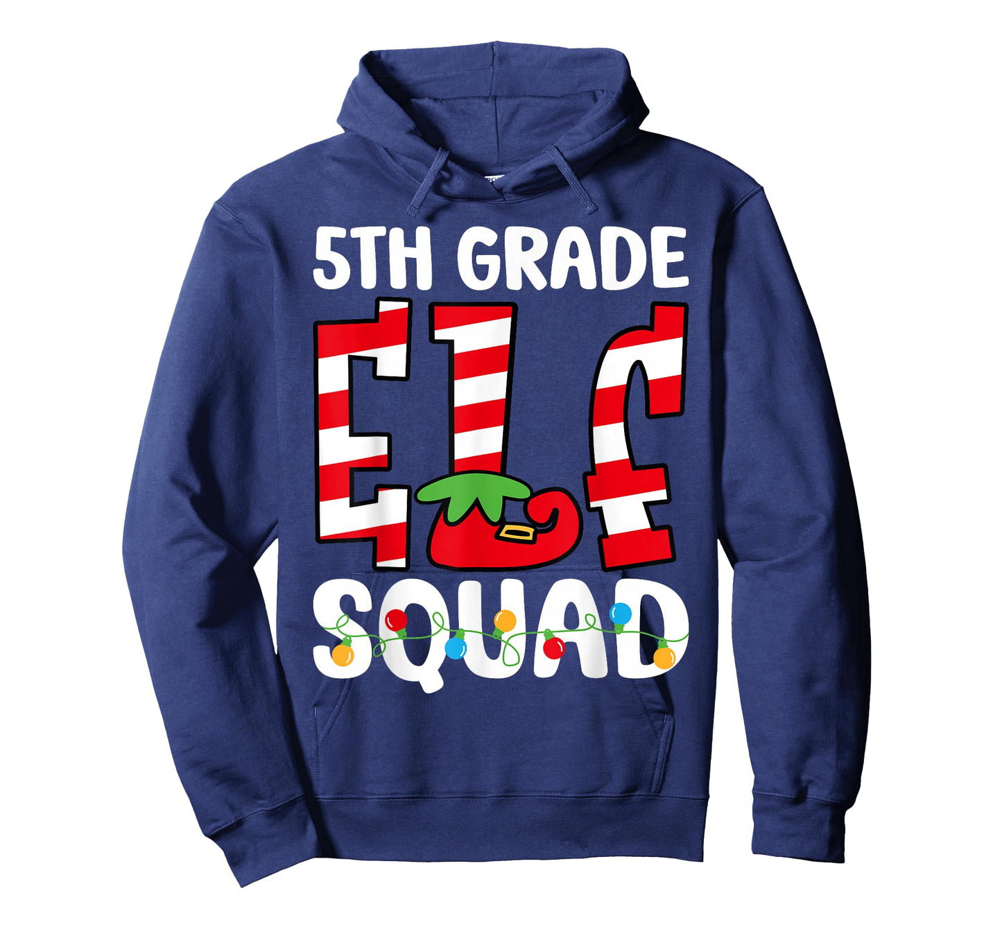 5th Grade Elf Squad Teacher Student Matching Christmas T-Shirt