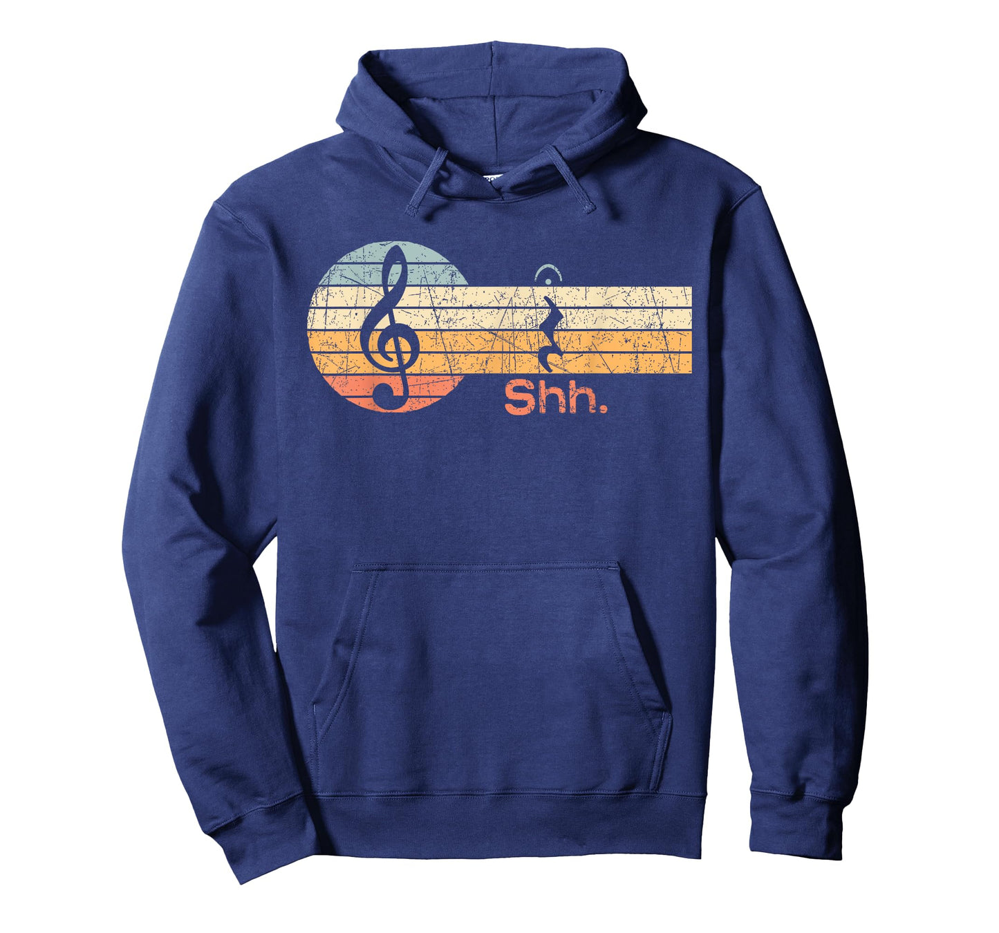 Funny Music Shh Quarter Rest and Fermata Notation Musician T-Shirt