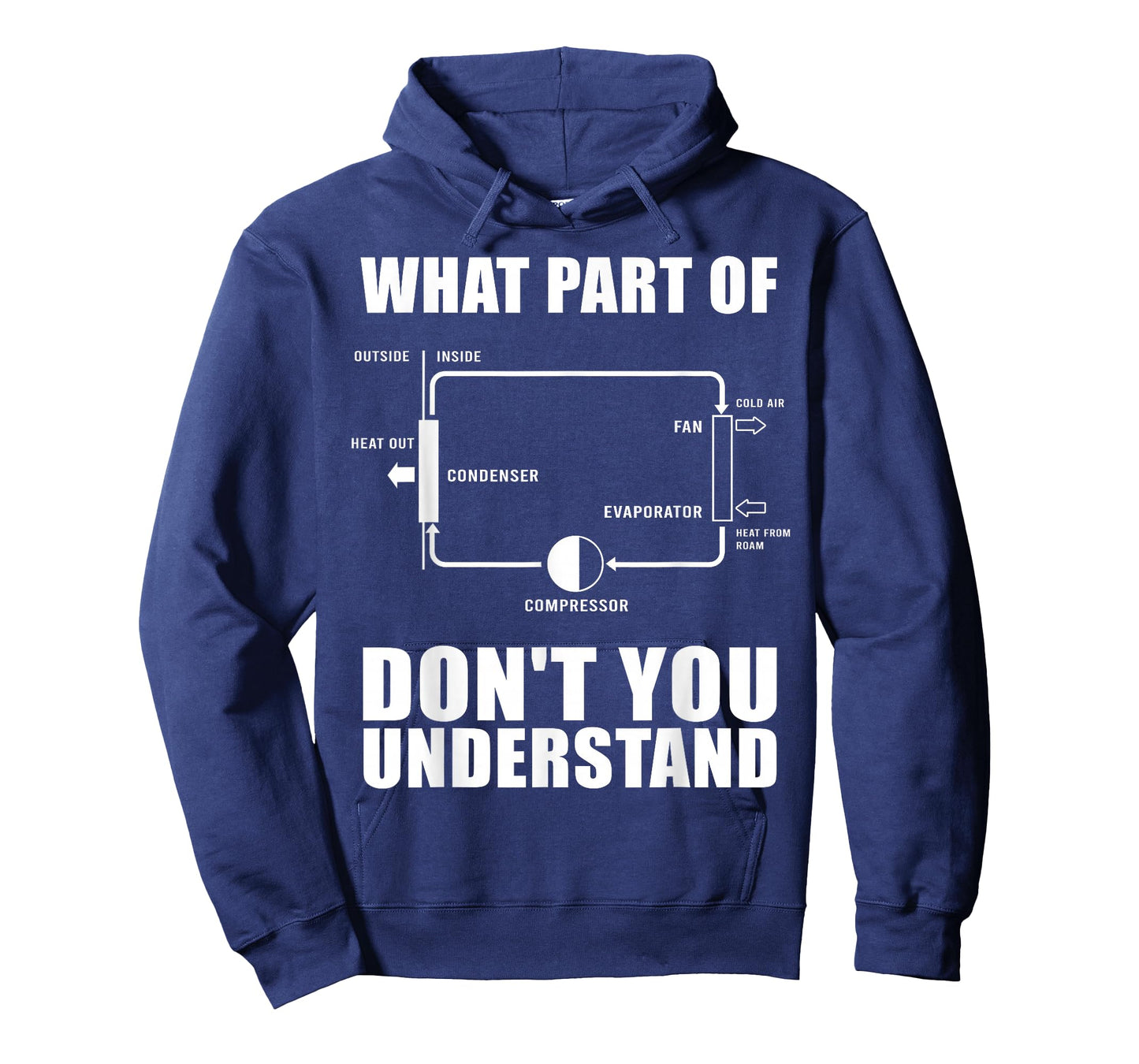 Cool HVAC Design For Men Women Air Conditioning Ventilation T-Shirt