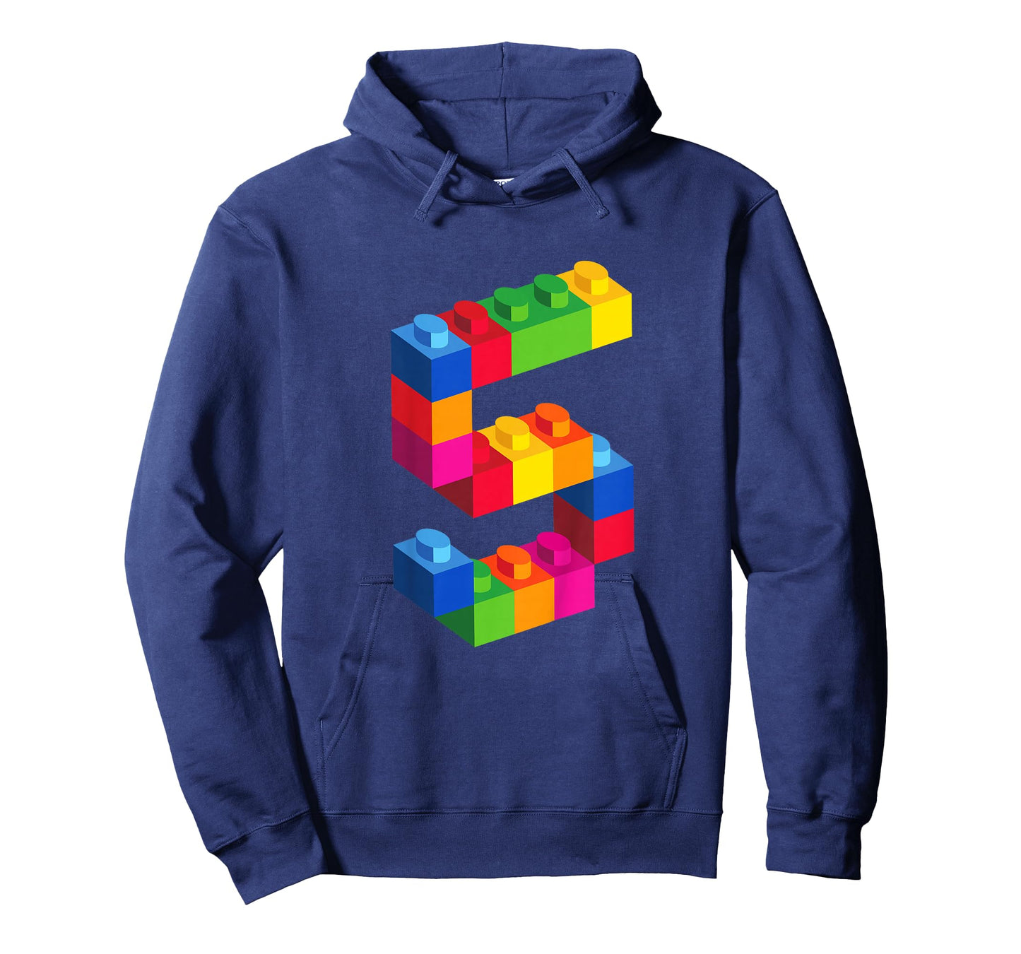 5 Year Old Building Blocks Birthday T Shirt Bricks 5th Gift T-Shirt