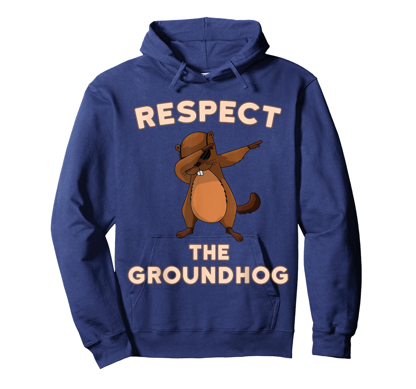 Dabbing Groundhog Day Respect the Groundhog Funny T-Shirt