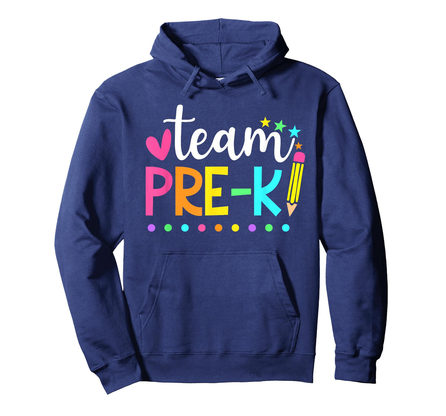 Pre-k Team Pencil Teacher Student Back to School Girls T-Shirt