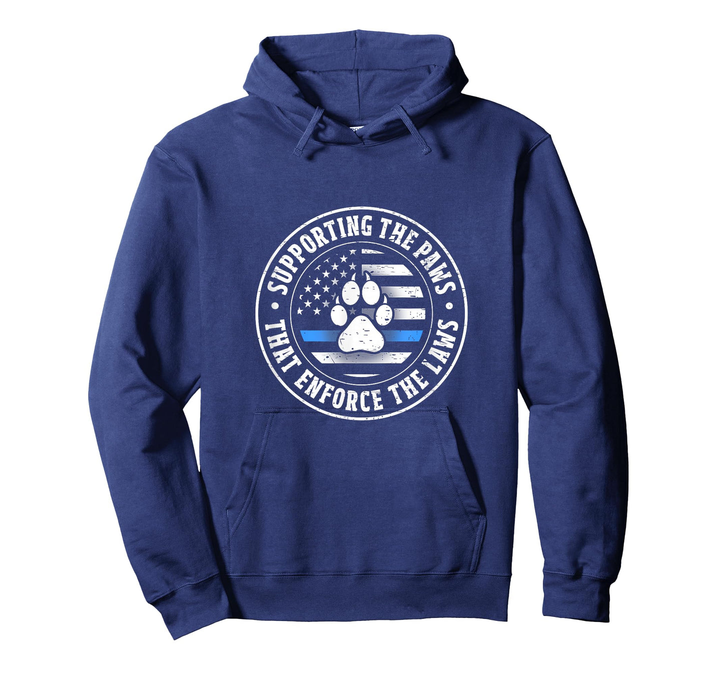 Support The Paws That Enforce The Laws - Police Puppy Fan T-Shirt