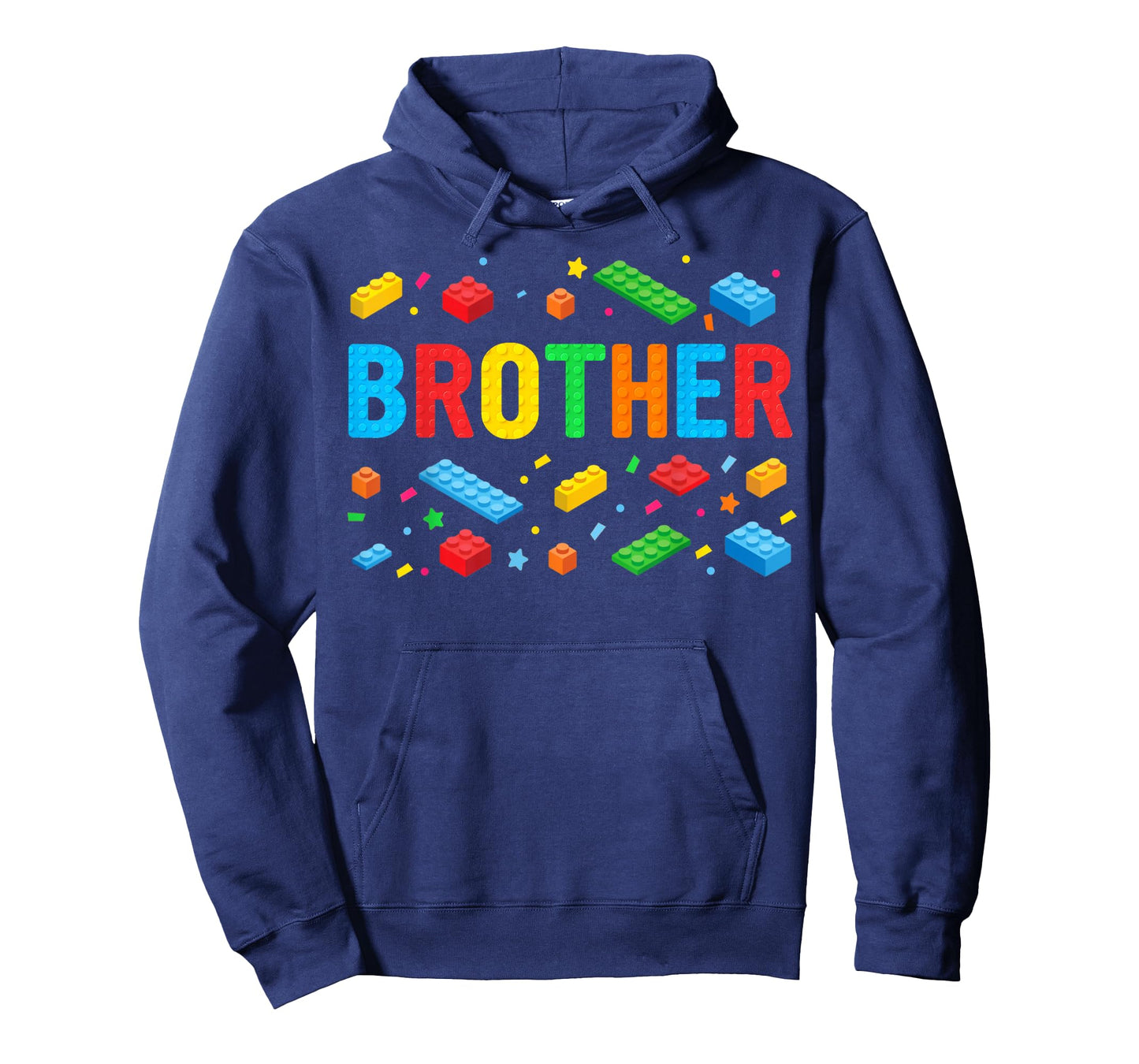 Brother Master Builder Building Bricks Blocks Family Big Bro T-Shirt