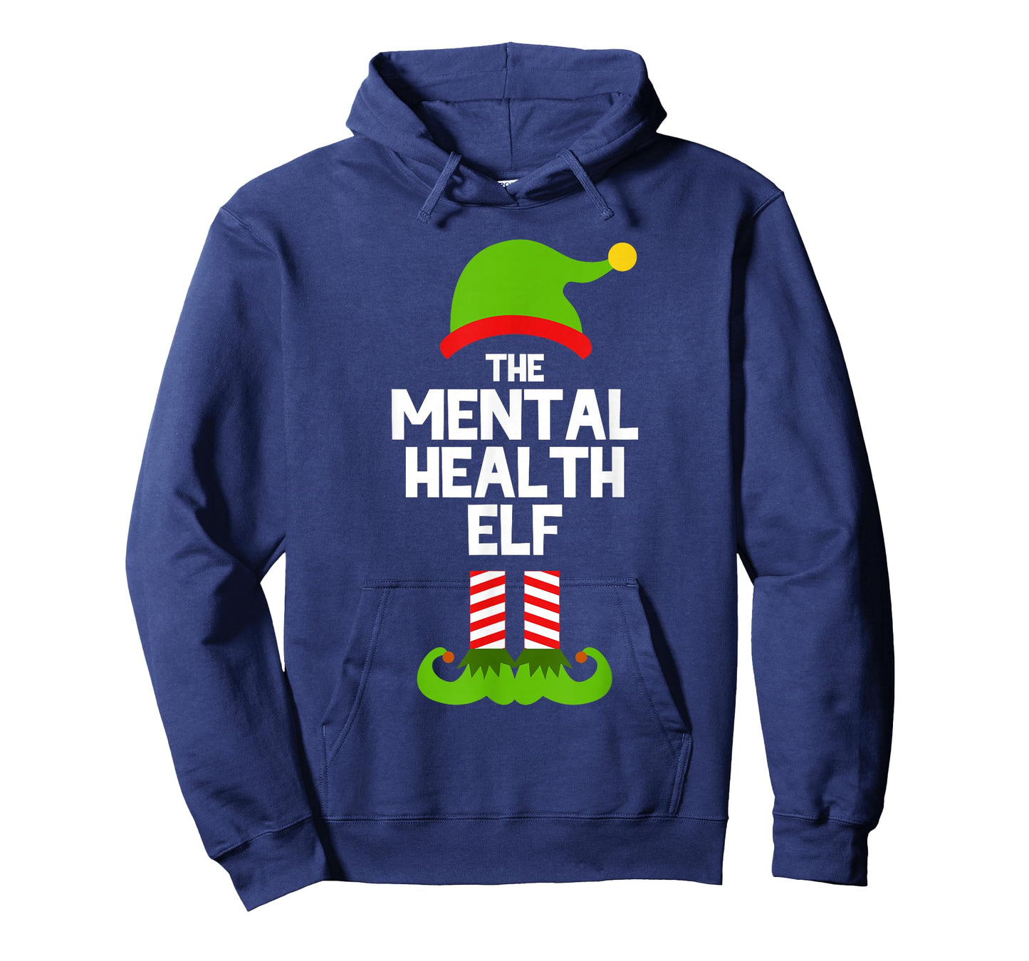 Funny I'm The Mental Health Elf Christmas Xmas T-Shirt