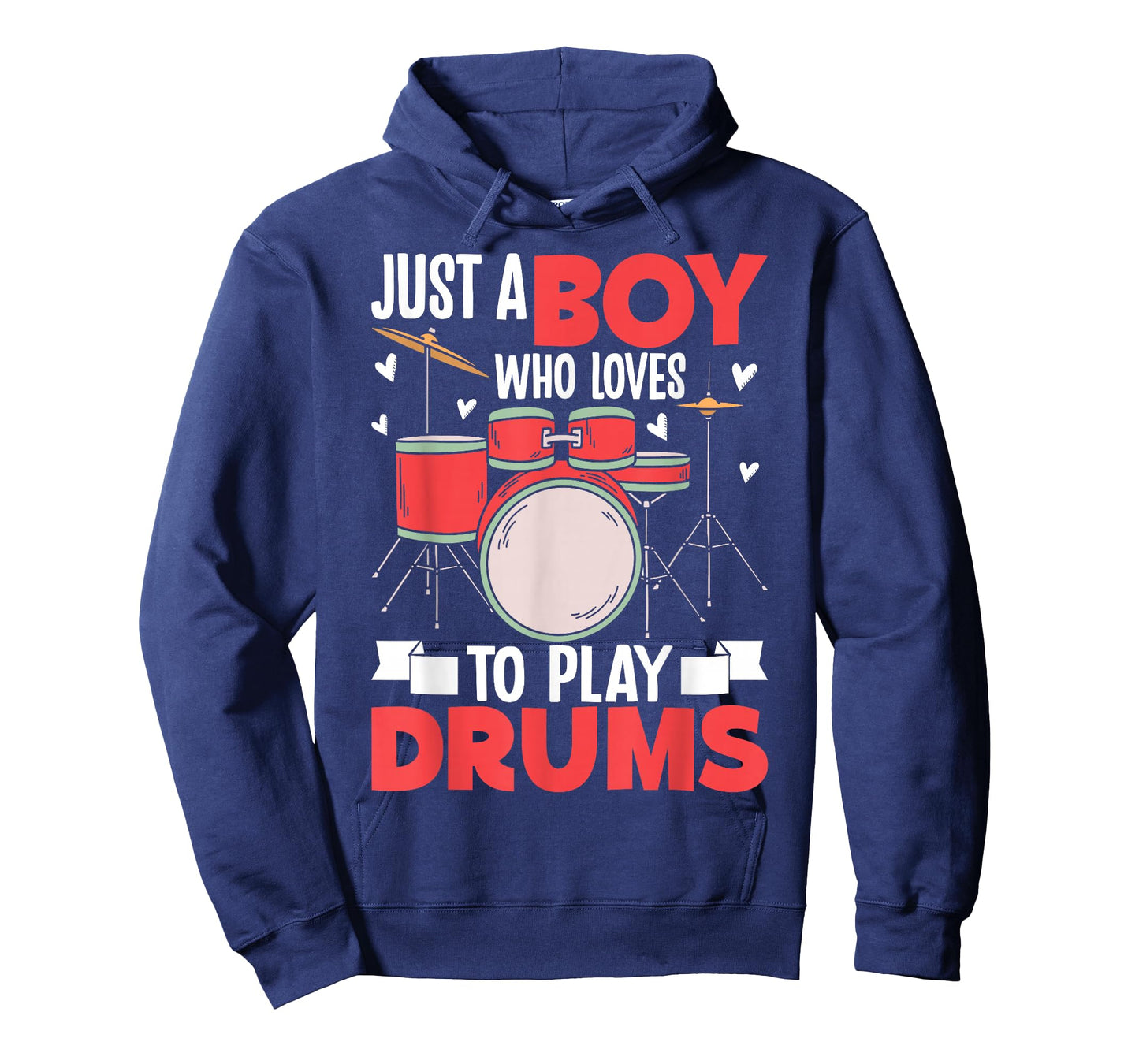 Just A Boy Who Loves to Play Drums Drummer Boys Kids T-Shirt