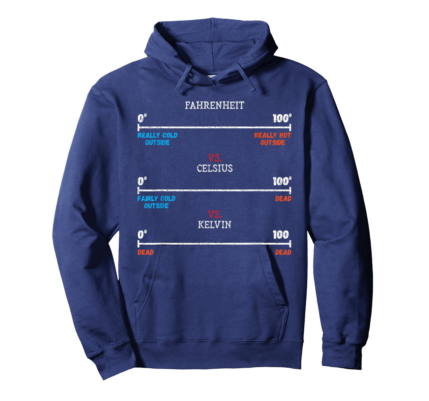 Fahrenheit vs Celsius vs Kelvin Science Humour Chemistry T-Shirt