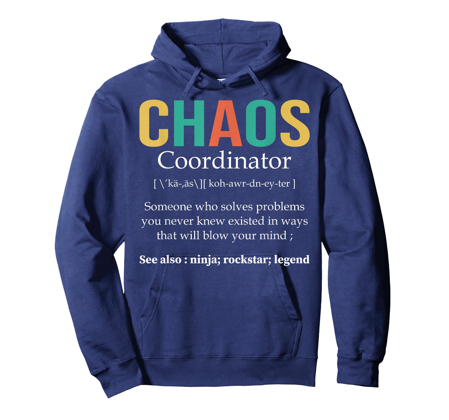 Chaos Coordinator Teacher Coworker Boss Appreciation Funny T-Shirt