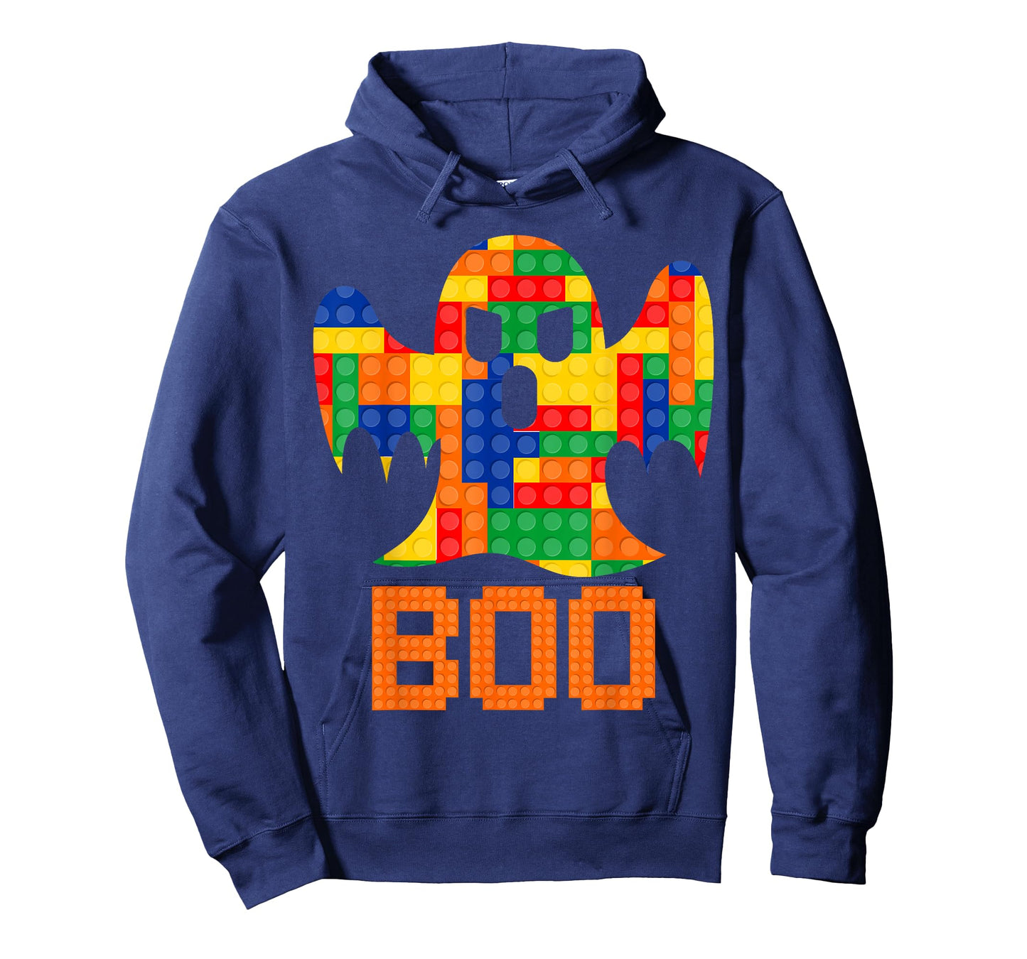 Boo Ghost Master Builder Building Blocks Bricks Halloween T-Shirt