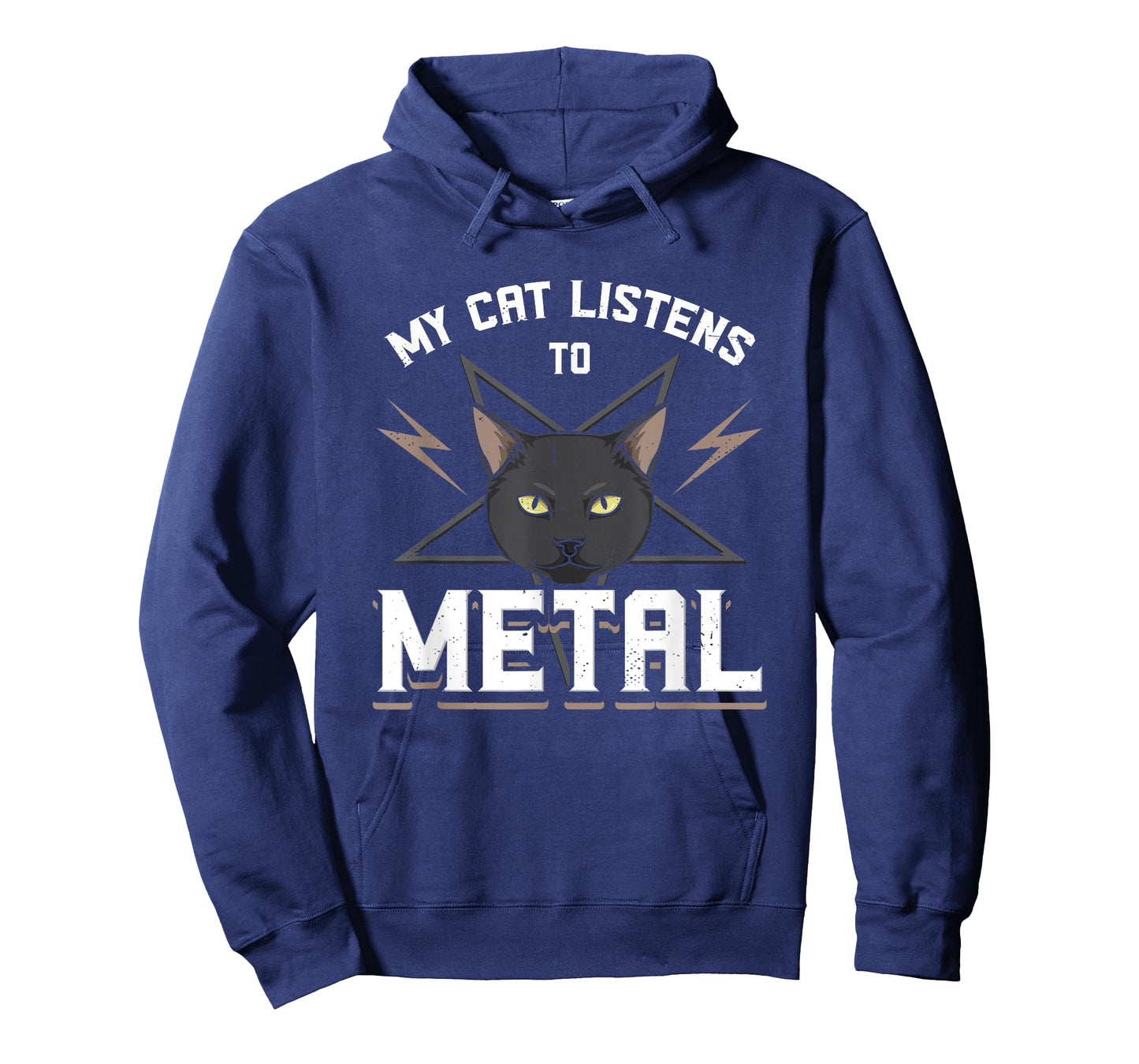 Heavy Metal Music My Cat Listens To Metal T-Shirt