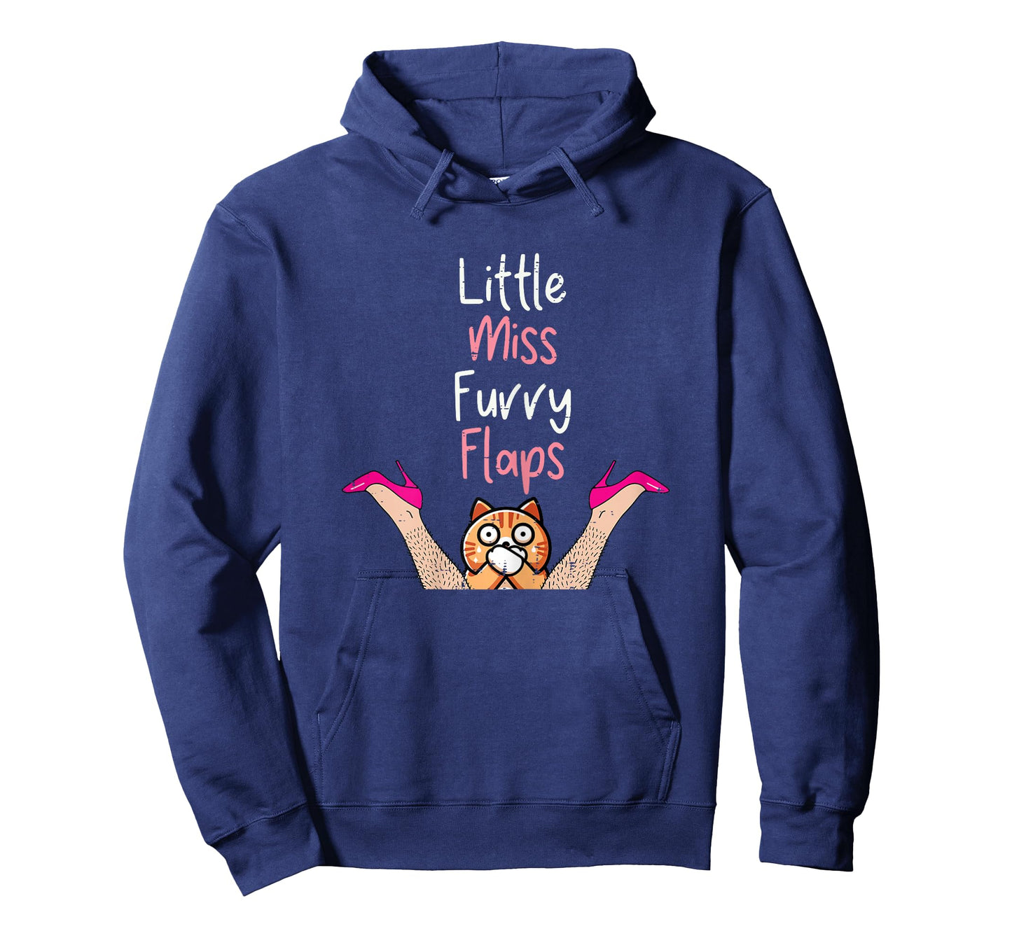 Inappropriate Little Ms Furry Cat Adult Humor Meme Women T-Shirt
