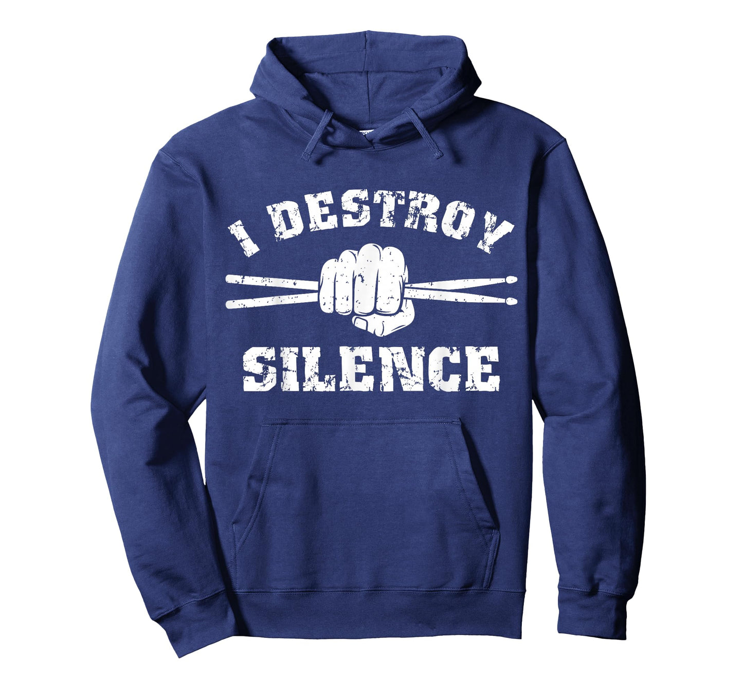 I Destroy Silence Awesome Drummer Drums Accessories T-Shirt