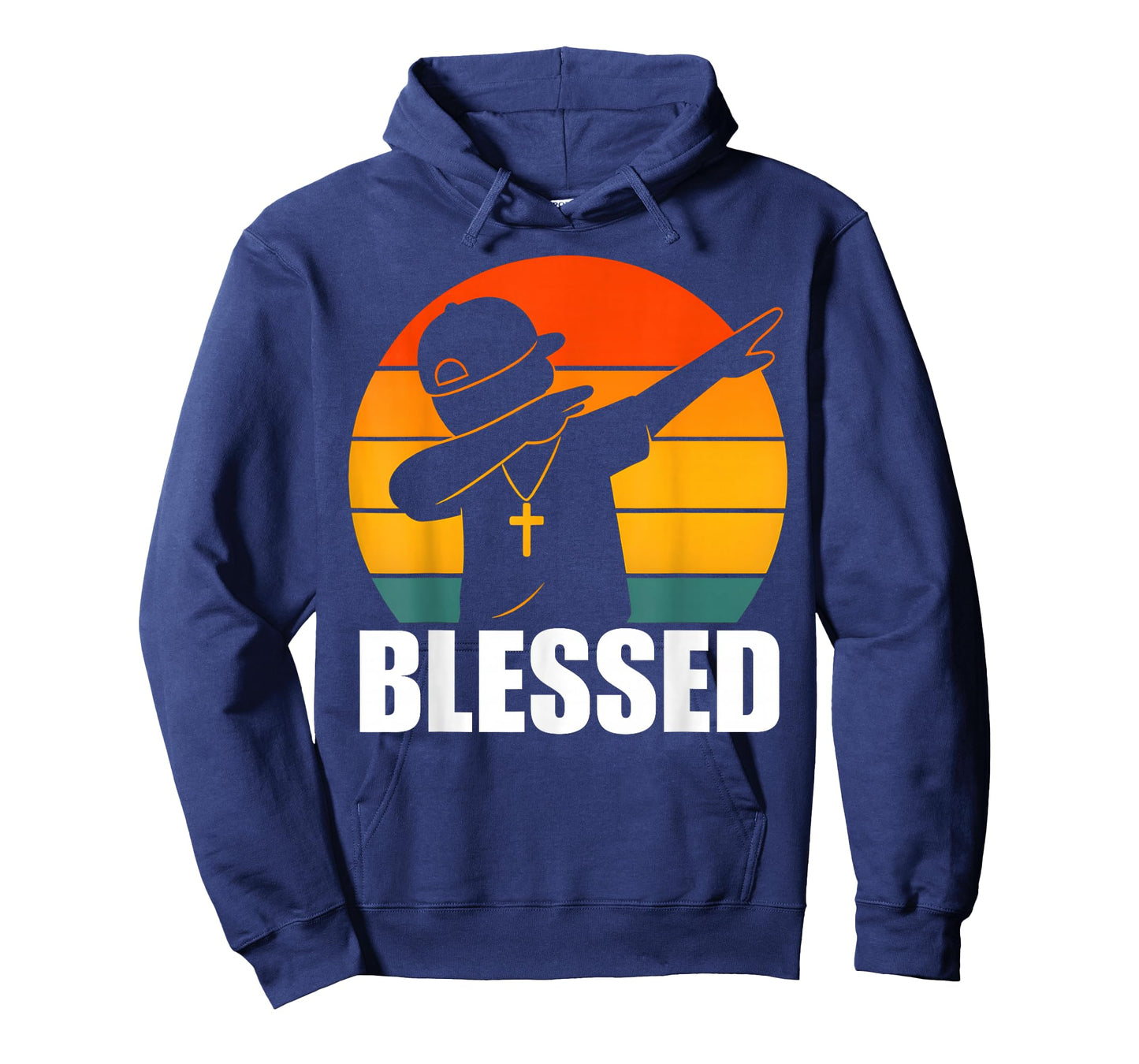 Blessed Dabbing Boy Modern Hip Hop Christian Kids Boys Tween T-Shirt