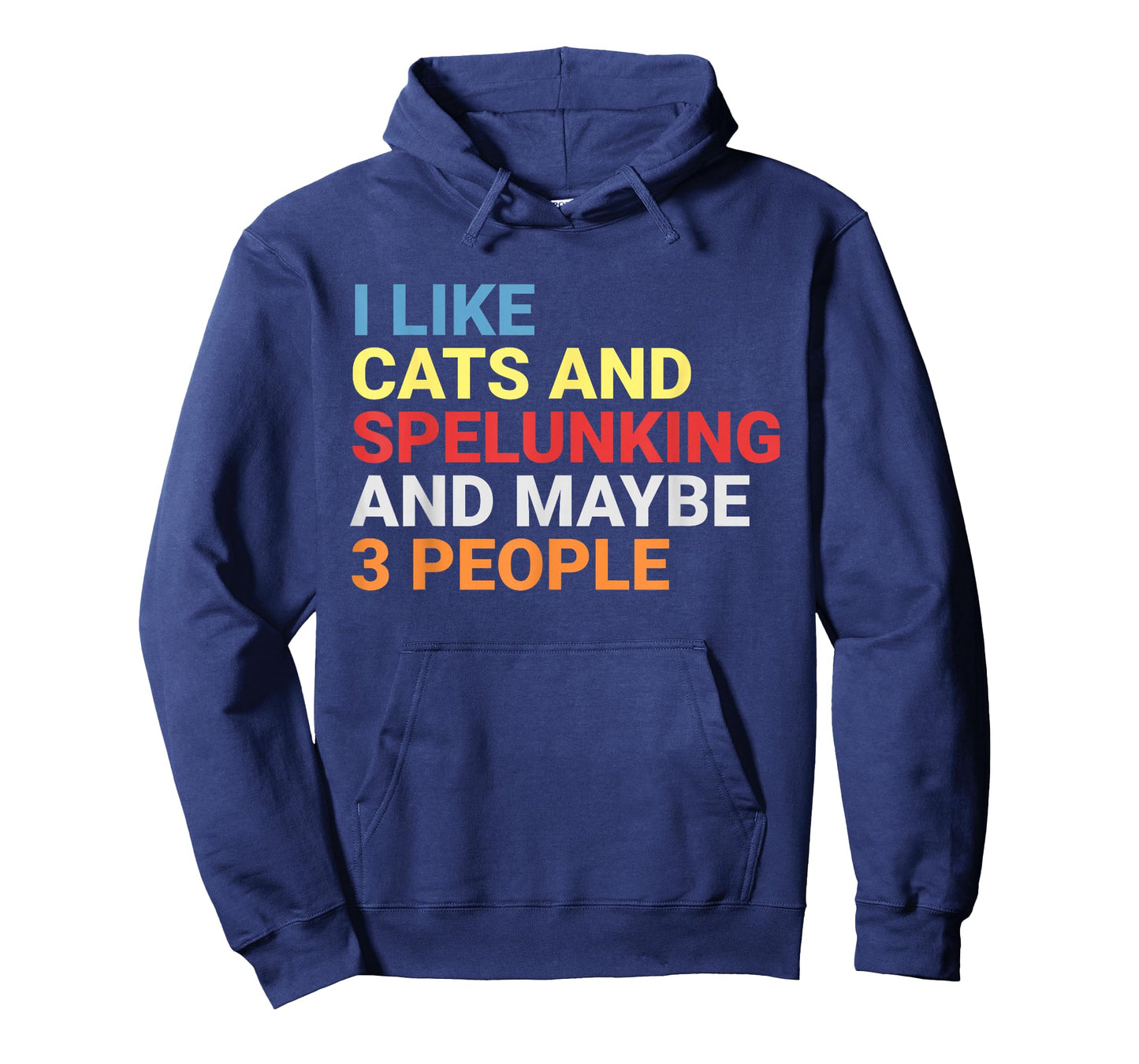 Retro I Like Cats and Spelunking Lover Spelunker Funny Cat T-Shirt