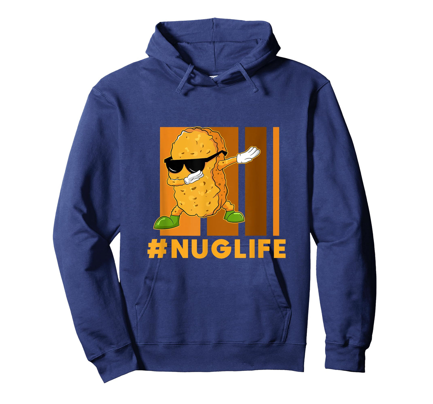 Dinosaur Nugget Gift Ideas Chicken Nugget Lover Dabbing Chicken Nugget Nuggie Lover Hashtag Nug Life T-Shirt