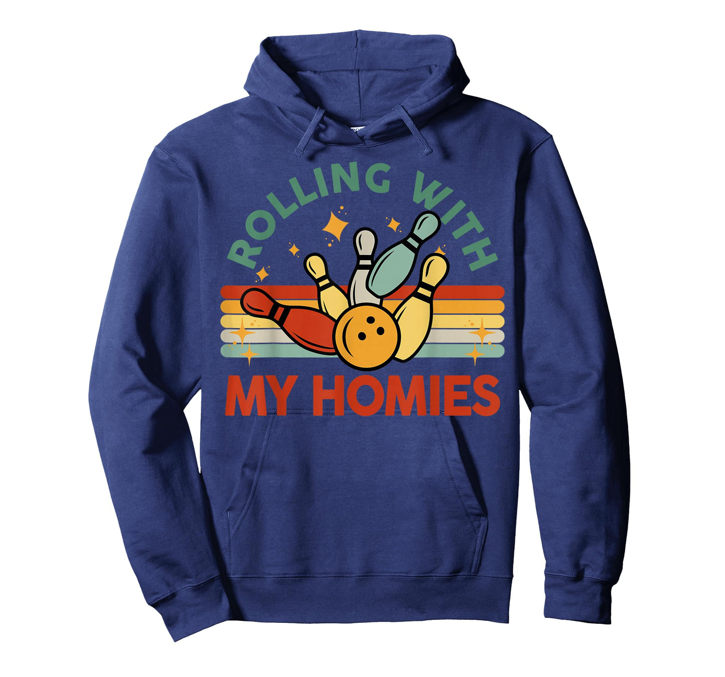 Bowling-Shirt Men Women Kids Funny Rolling With My Homies T-Shirt