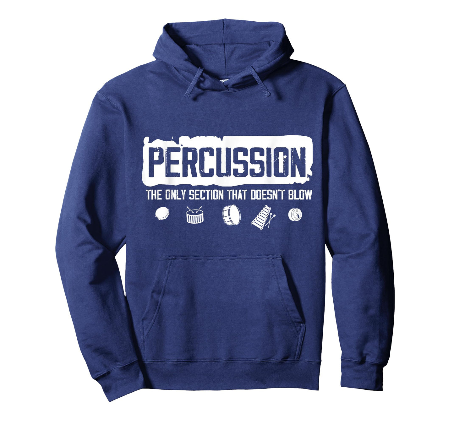 Funny Percussion is The Only Section... Marching Band T-Shirt