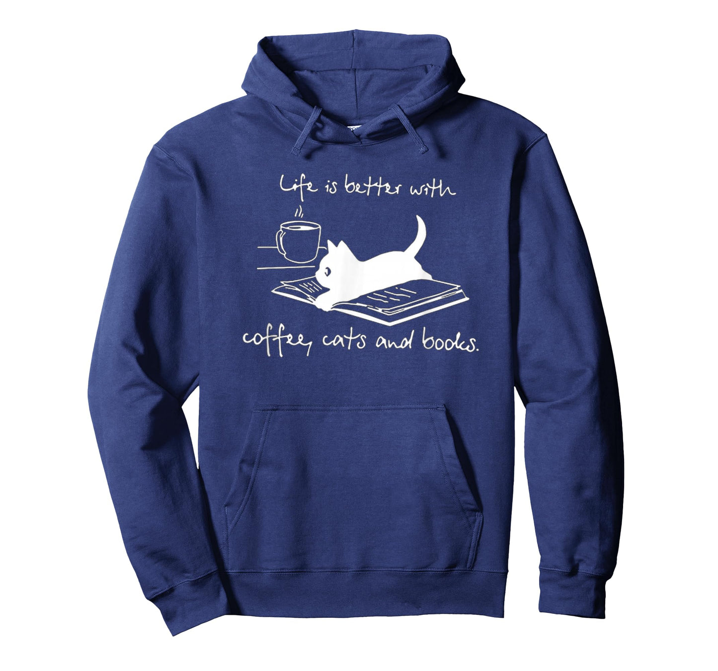 Life Is Better with Coffee Cats And Books - Cat Lover funny T-Shirt