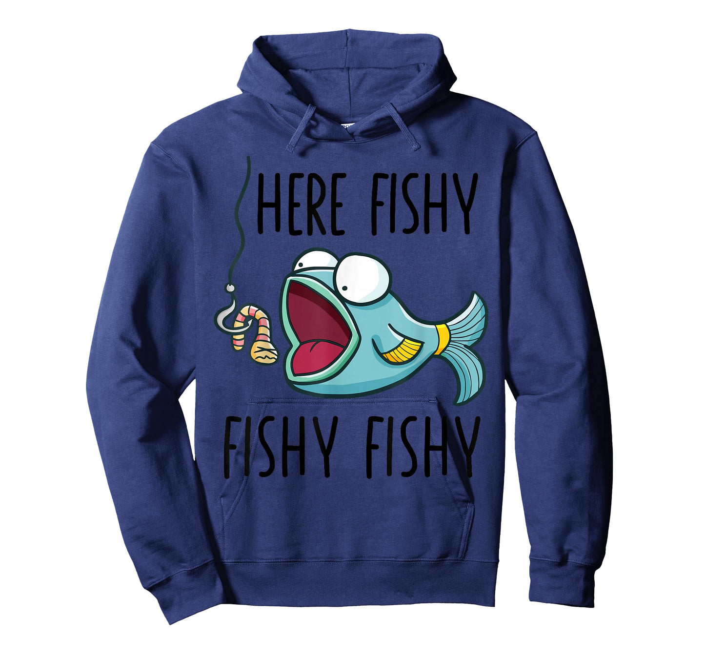 Here-Fishy Shirt Kids Toddler Girls Cute Fish Funny Fishing T-Shirt