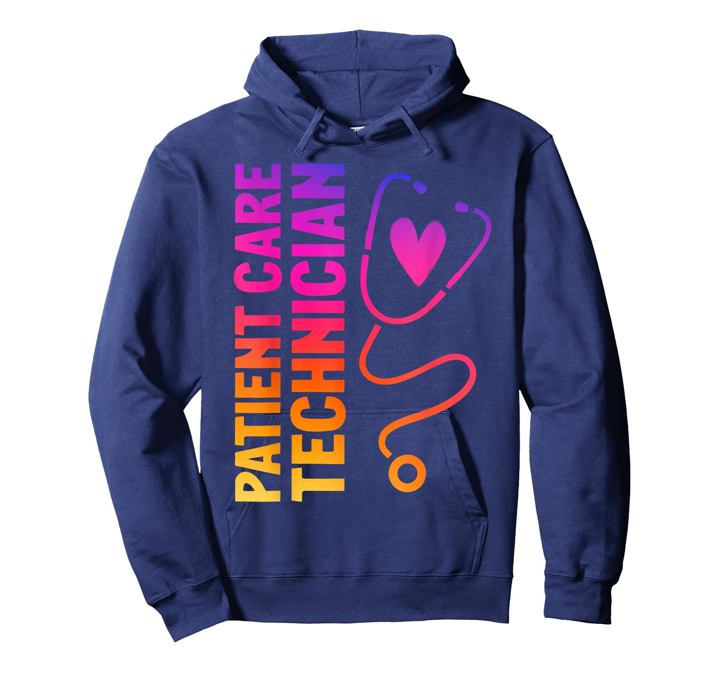 Cute Patient Care Technician Heart Stethoscope T-Shirt