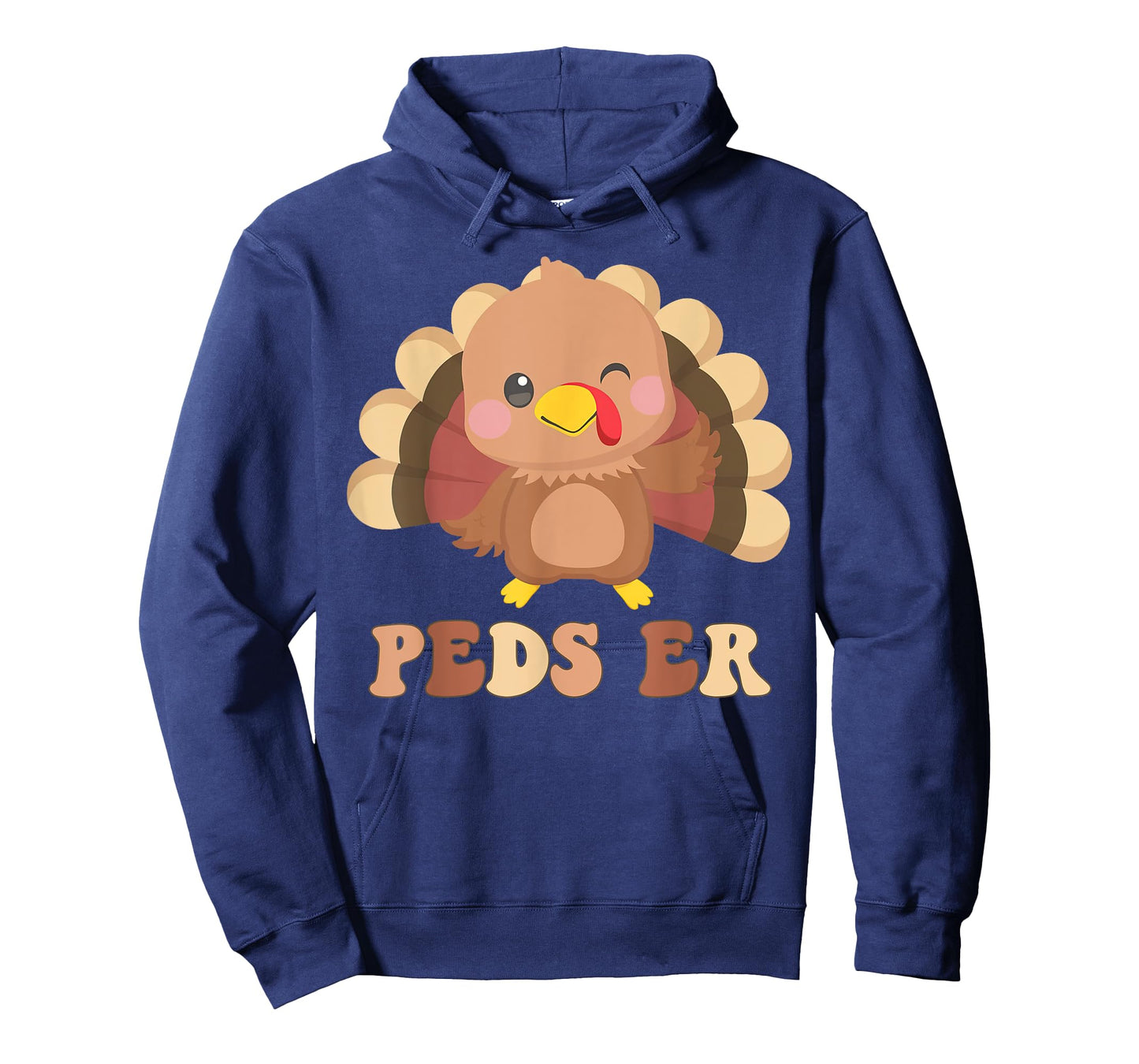 Cute Turkey PEDS ER Nurse Pediatric Thanksgiving Fall T-Shirt