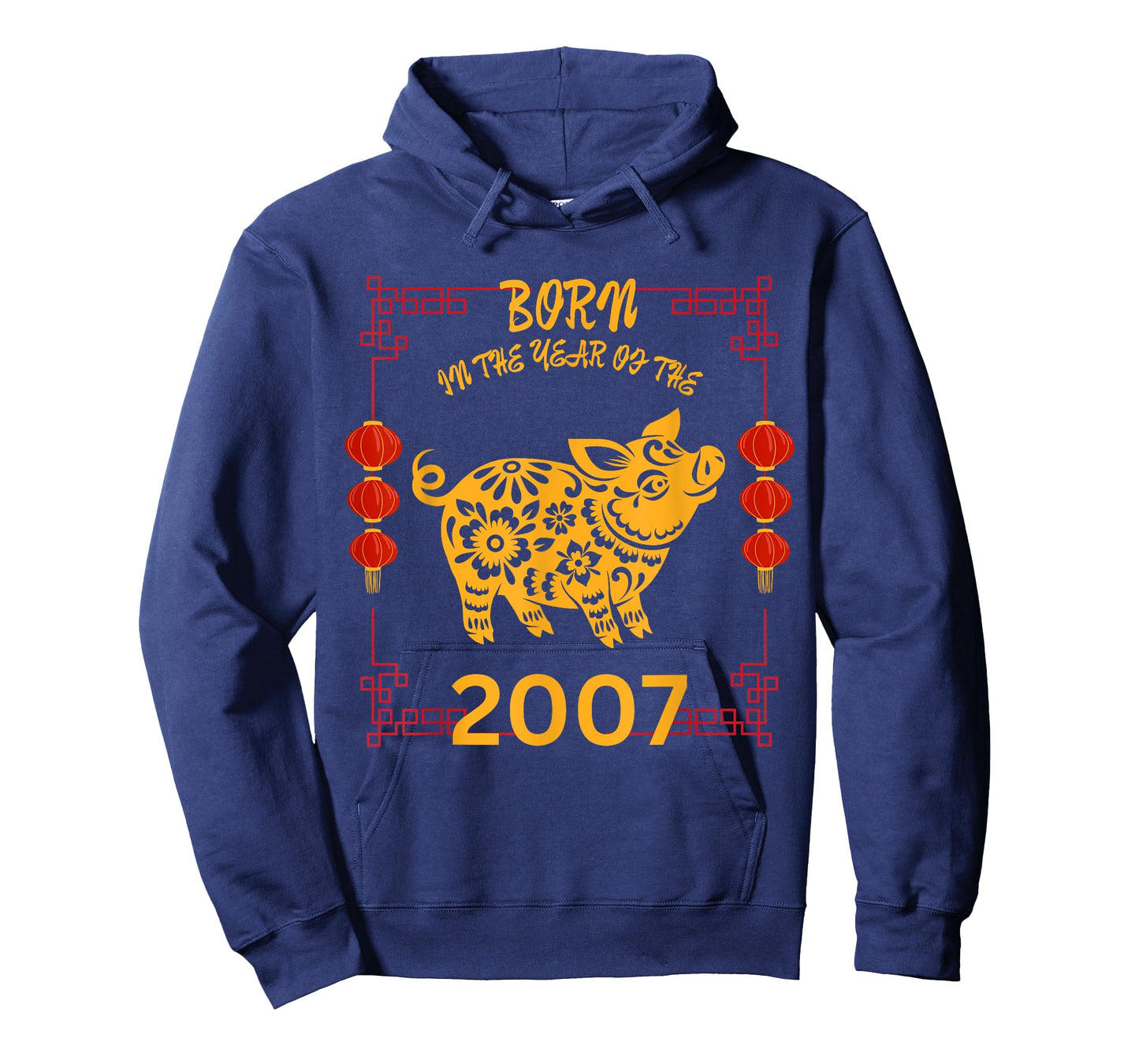 Born in the Year of the Pig 2007 Chinese New Year Zodiac T-Shirt