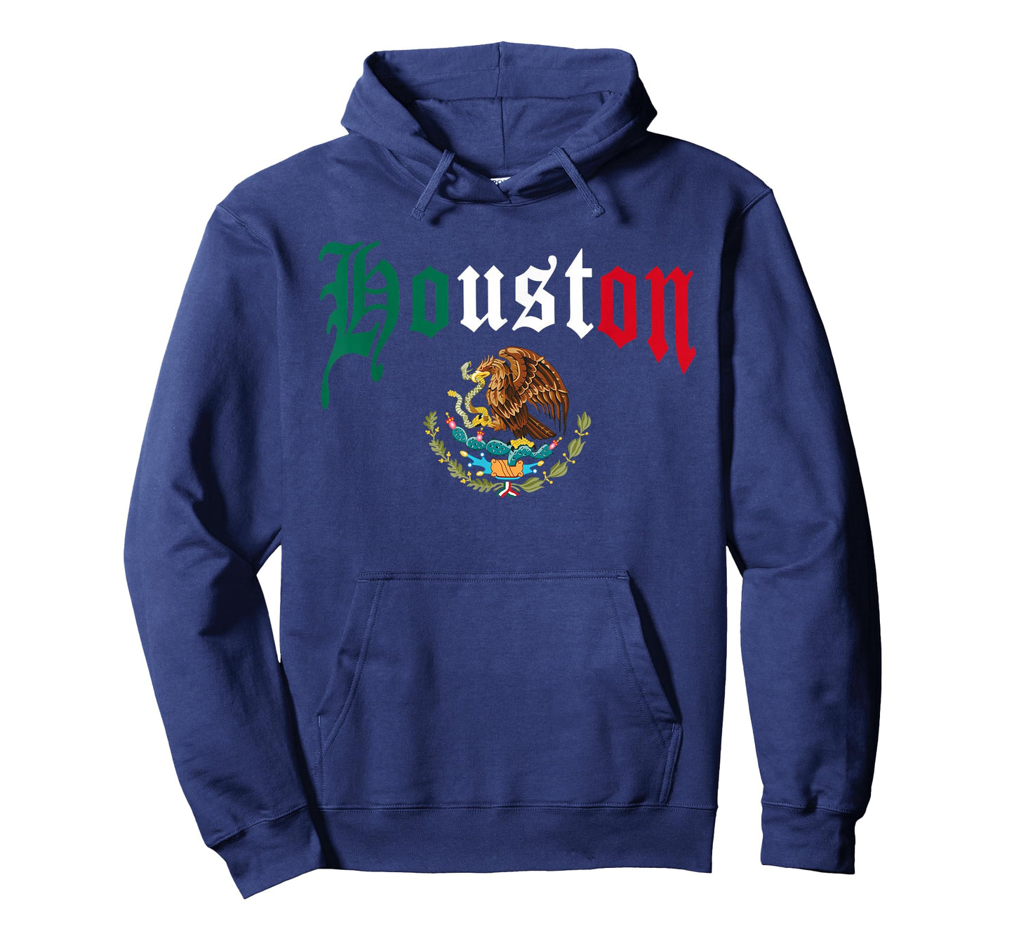 Houston Texas Mexican Flag Mexico Eagle T-Shirt