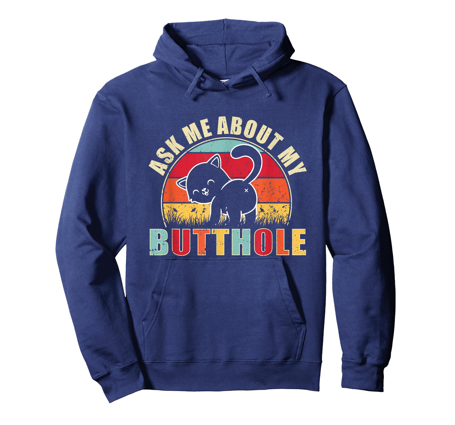 Vintage Ask Me About My Butthole Cat Butt T-Shirt
