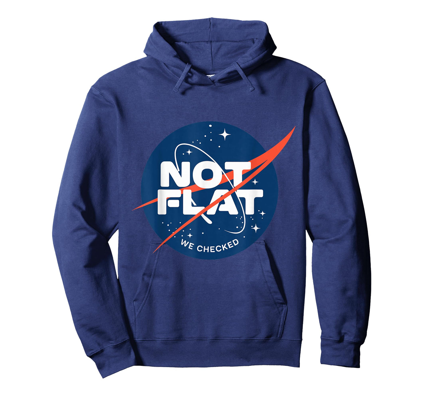 Not Flat We Checked Funny Anti Flat-Earth Pro Science T-Shirt
