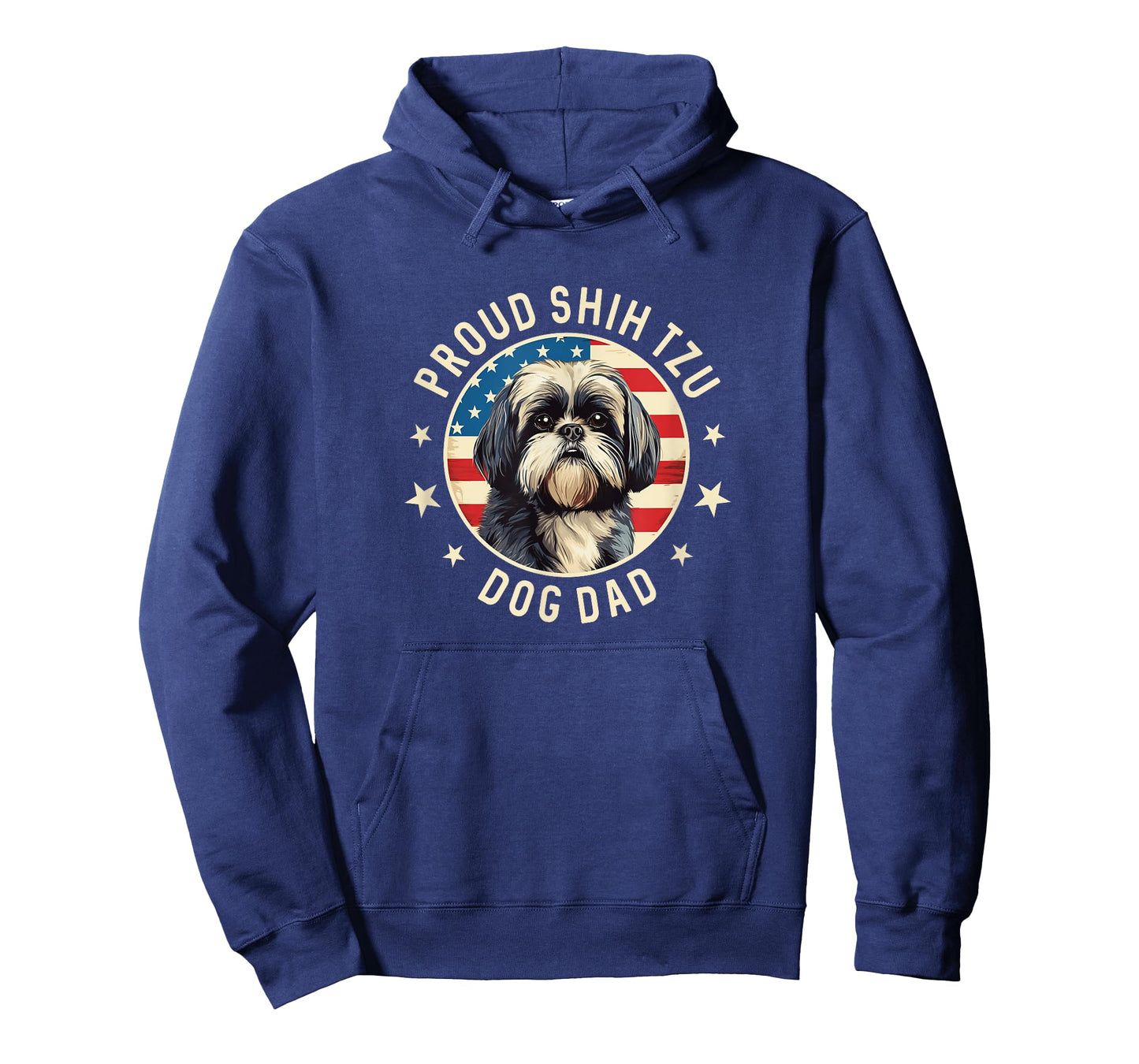 Shih Tzu Gifts For Men, Proud Shitzu Dog Dad T-Shirt