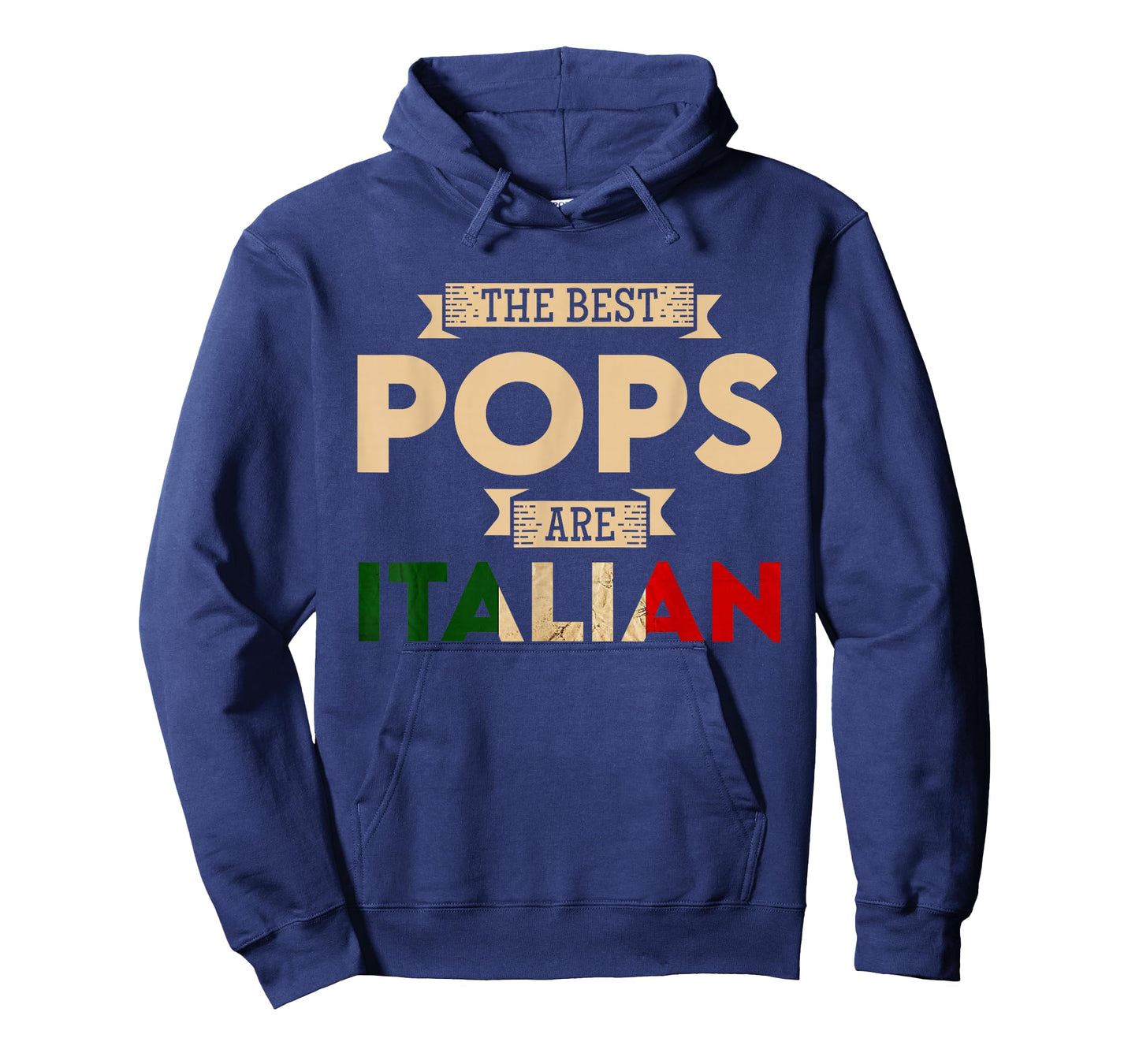 The Best Pops Are Italian Flag Funny Italian Papa T-Shirt