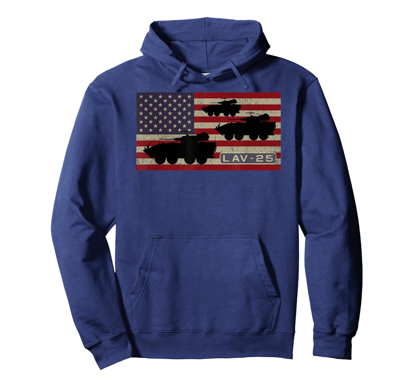 LAV-25 Amphibious Armored Vehicles American Flag T-Shirt for Women Kids Men