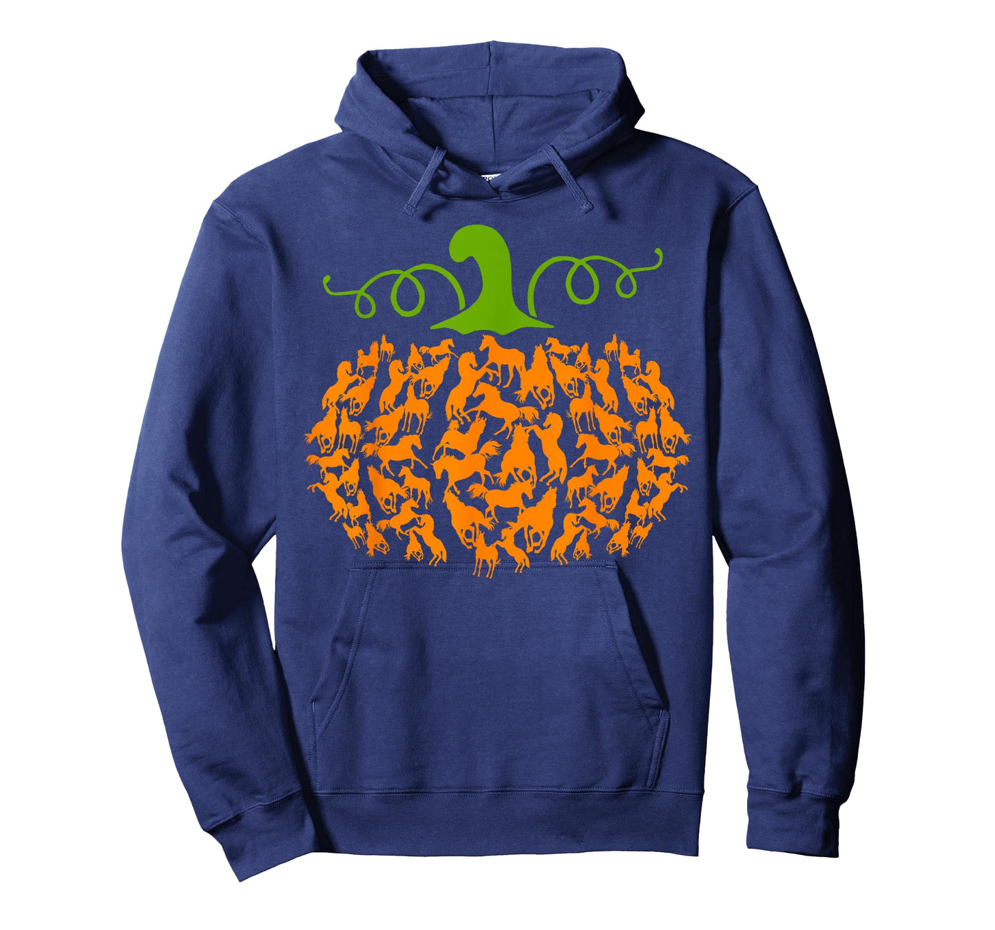 Pumpkin Horse Lover Halloween Costume Girls Women T-Shirt