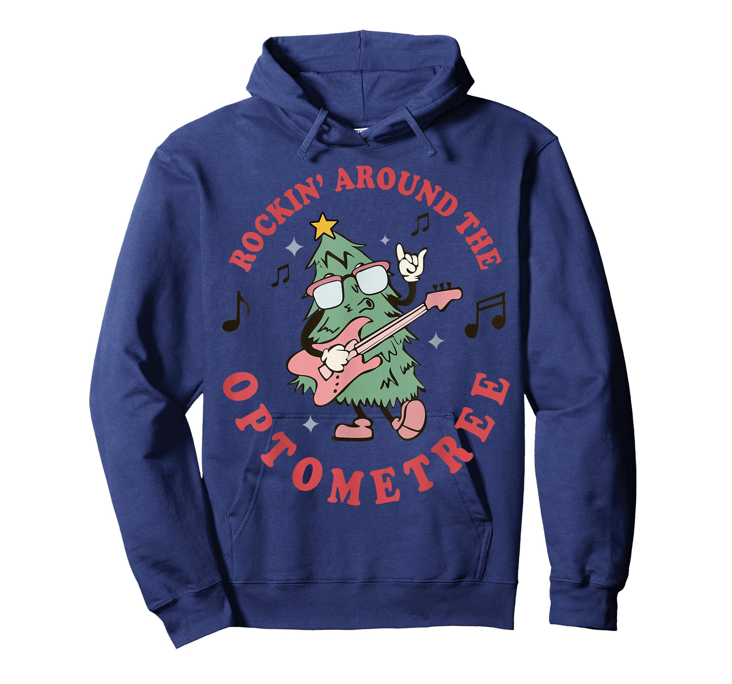 Rocking Around Optometree Funny Christmas Tree Optometry Eye T-Shirt