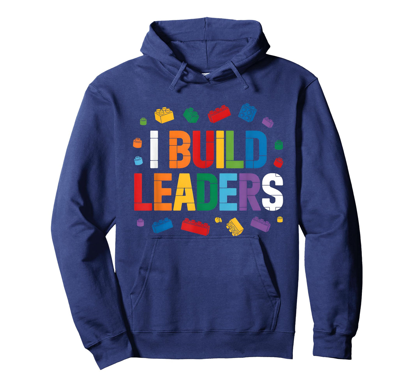 I Build Leaders Bricks Building Blocks Teacher Brick Builder T-Shirt