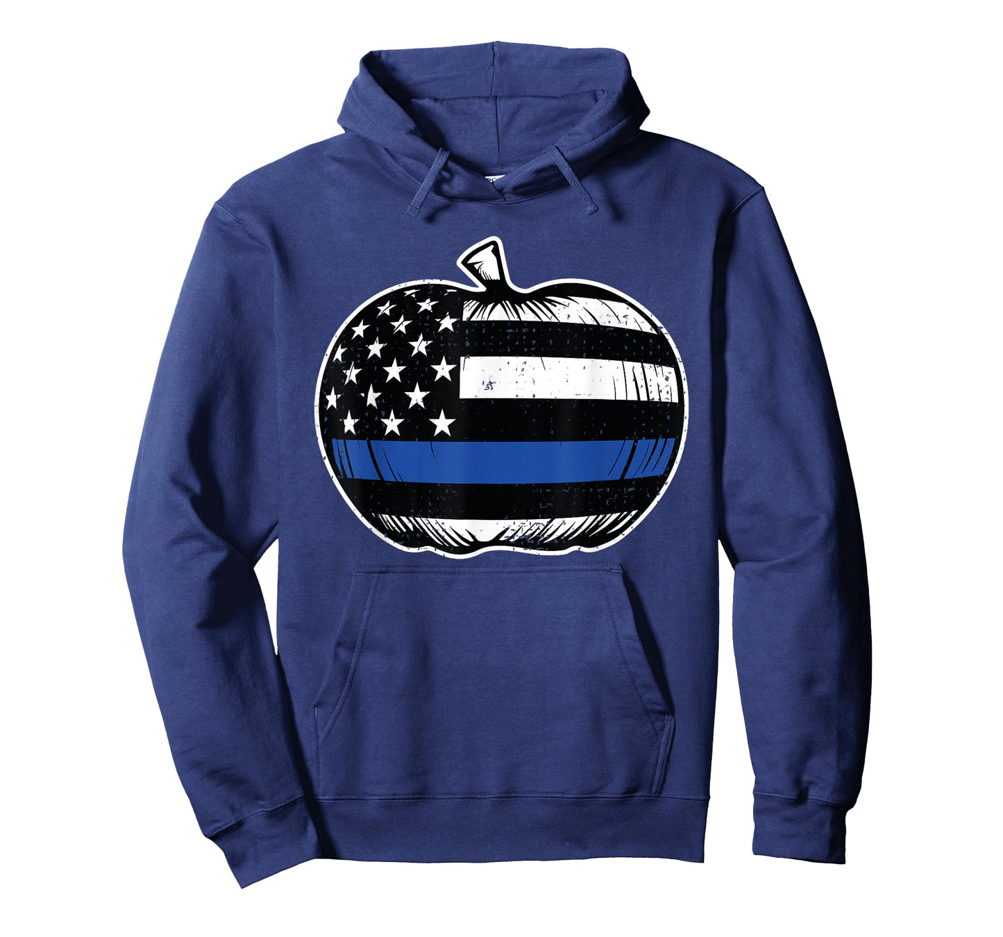 Thin Blue Line Pumpkin Shirt Police Officer Halloween Tee T-Shirt