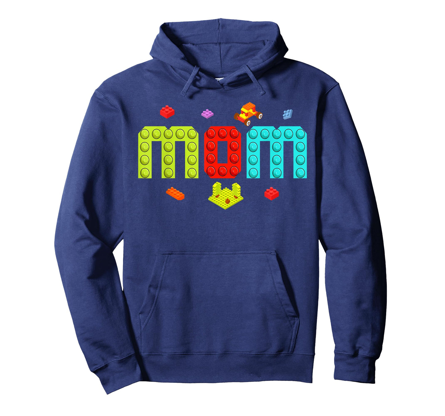 Mom Master Builder Building Bricks Blocks Family Set Parents T-Shirt