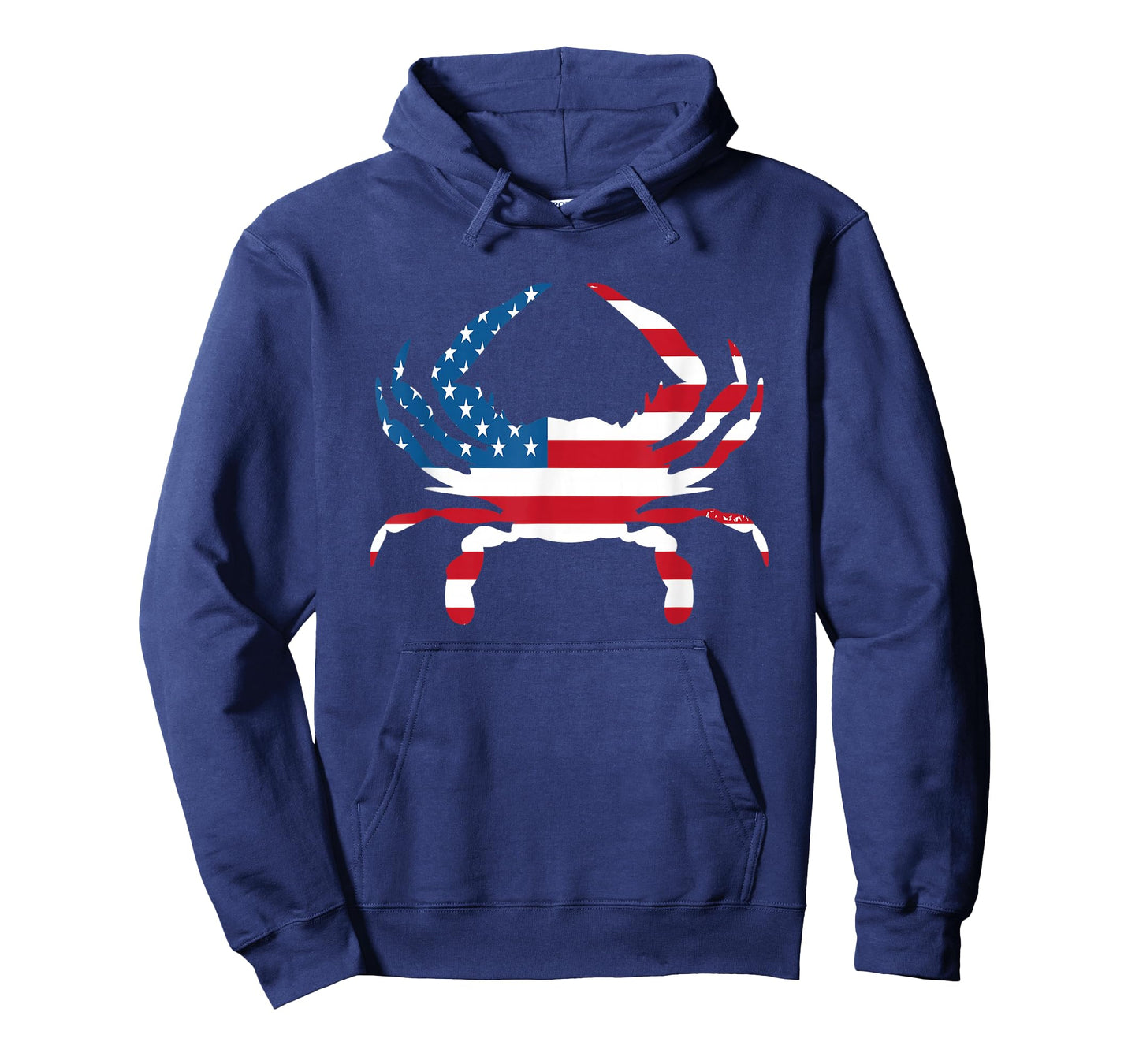 Crab Vintage American Flag T-Shirt