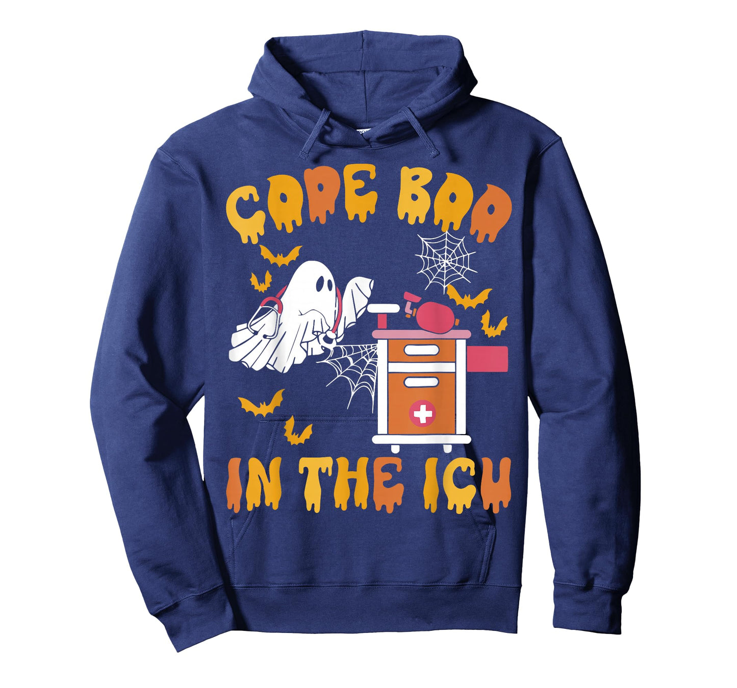 Code Boo in The ICU Ghost Nurse Halloween Spooky Season T-Shirt
