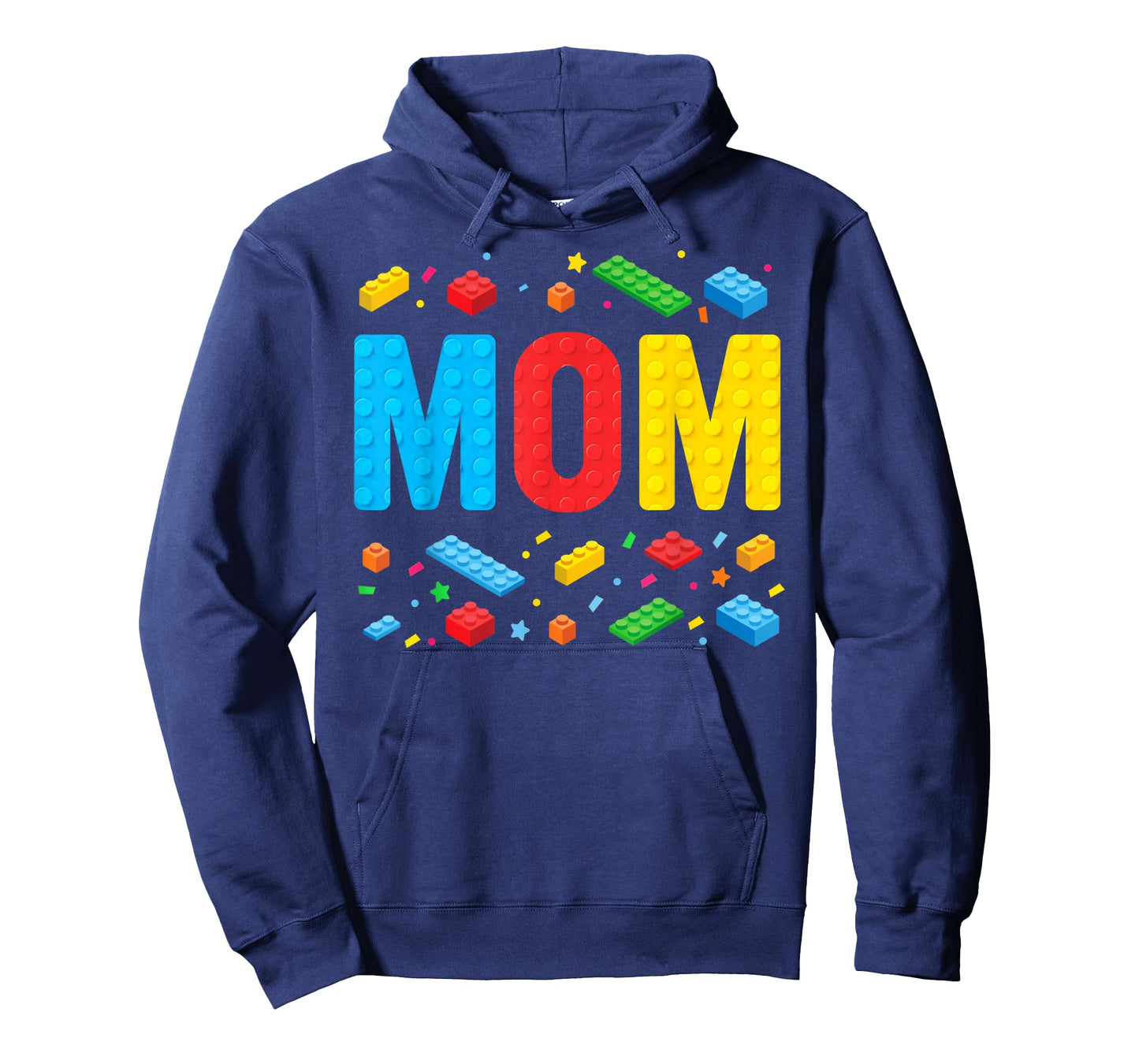 Mom Master Builder Building Bricks Blocks Family Mothers Day T-Shirt